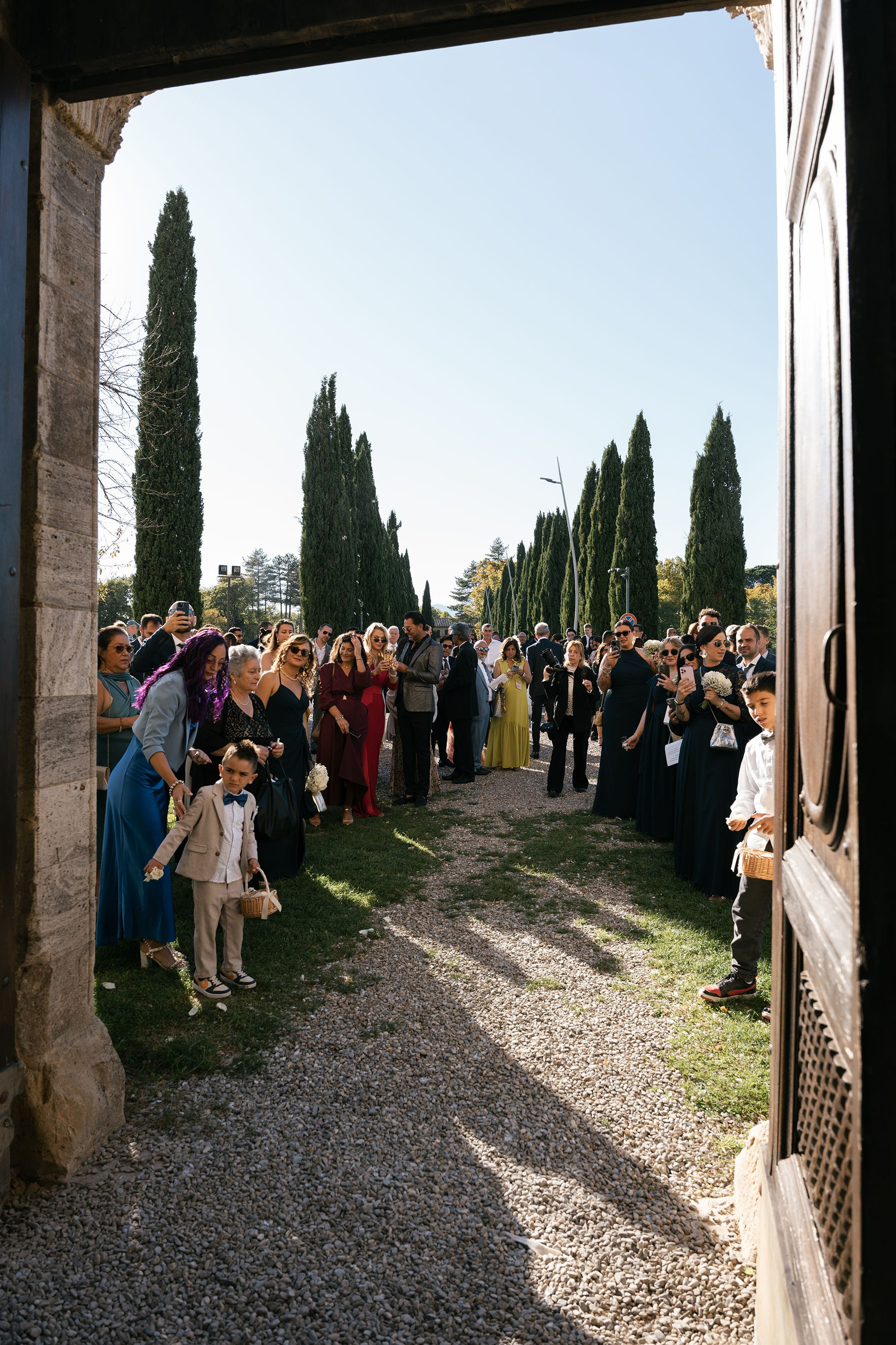 Ginevra and Avi — Abbazia di San Galgano, Tuscany. Destination Wedding Photographers and content creators based in Spain