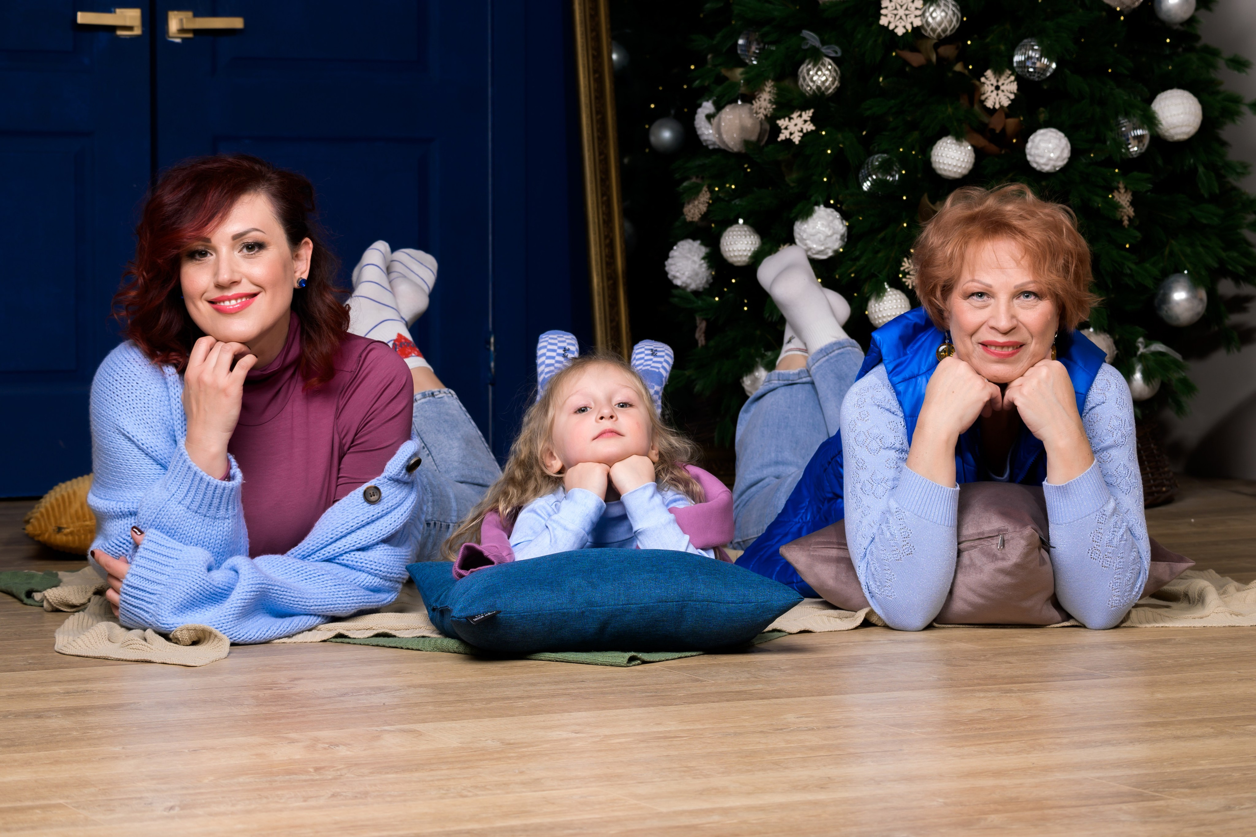 Olya and the family. Fotograf Dmitrii Donets