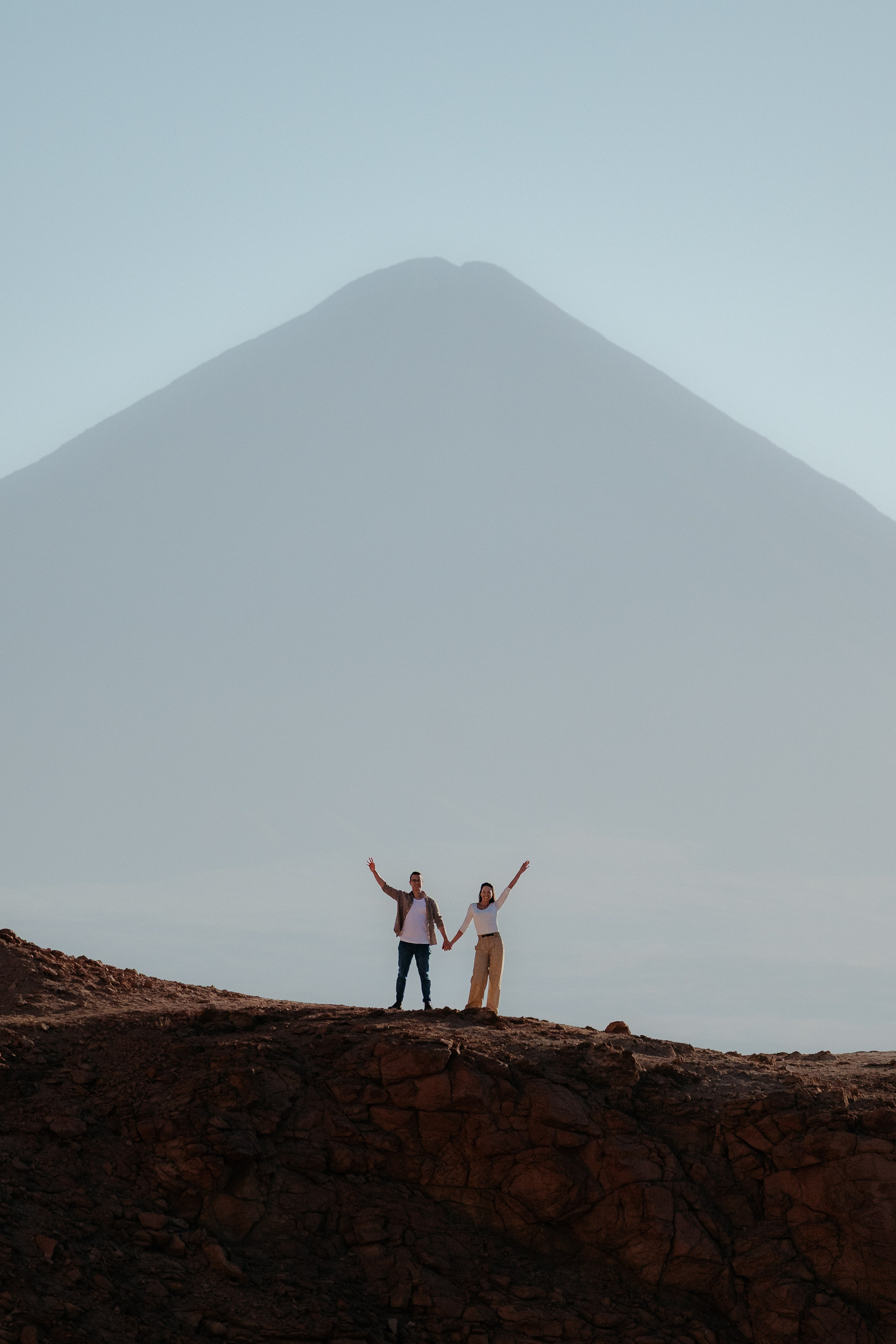 Sessão casual no Vale dos Cogumelos. Fotógrafo em San Pedro de Atacama