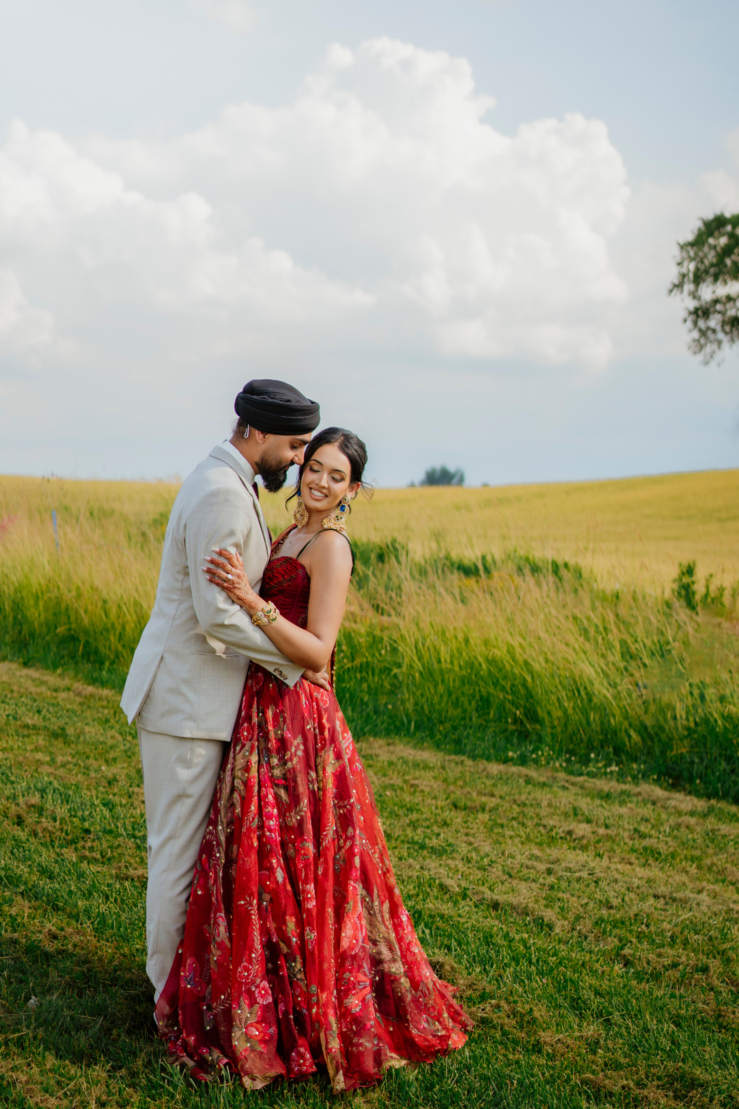 Nooreen & Jugraj. Studio Kunal Photography