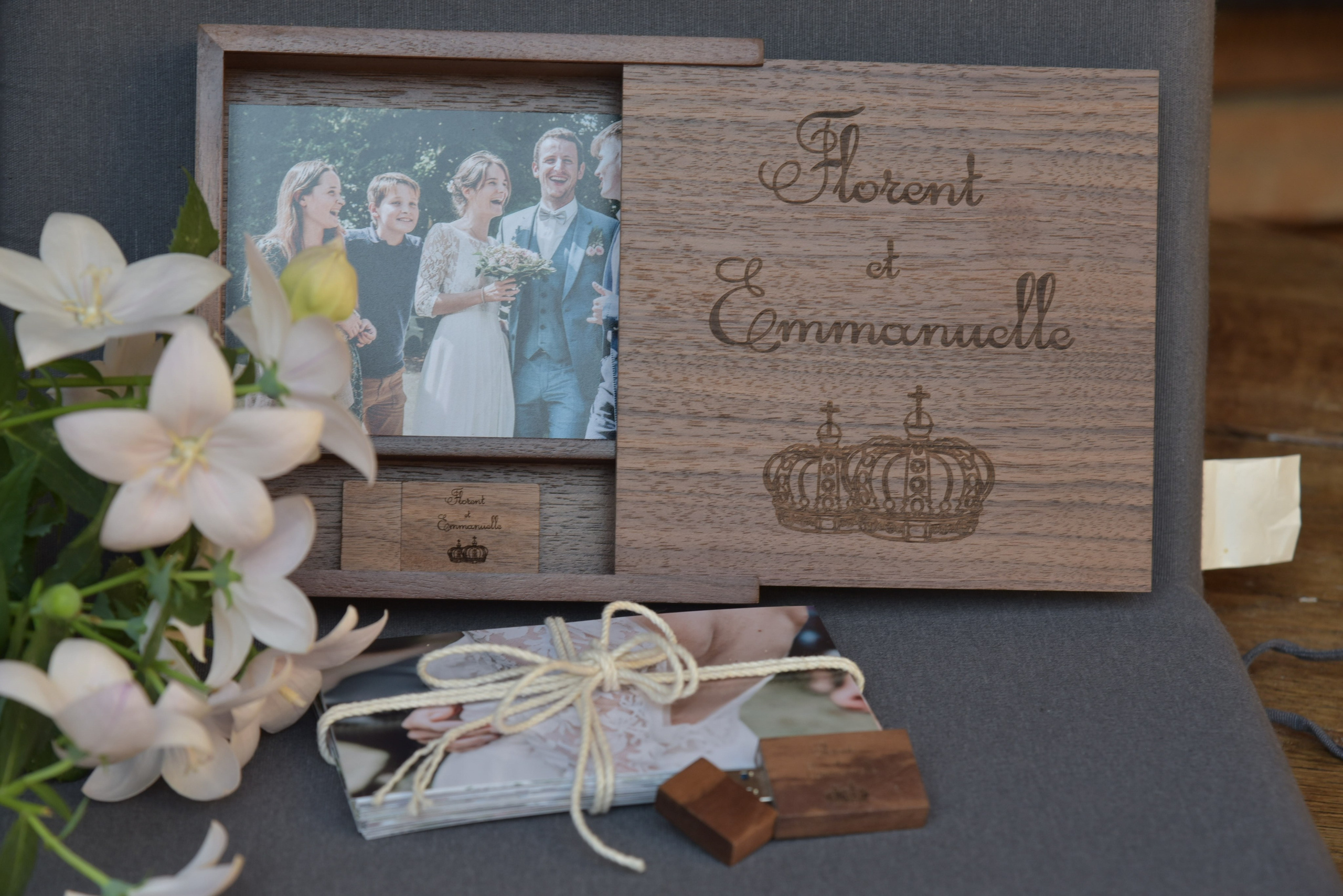 Florent et Emmanuelle. Marriage calvados france