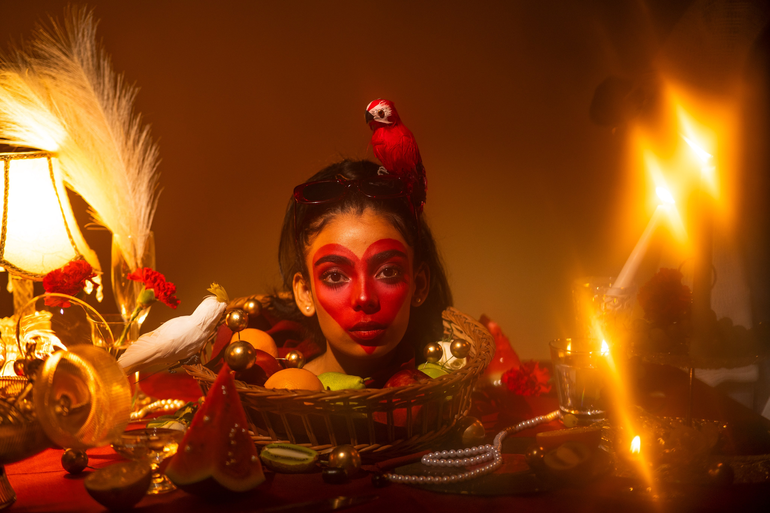 Creative Direction for head in basket Photoshoot