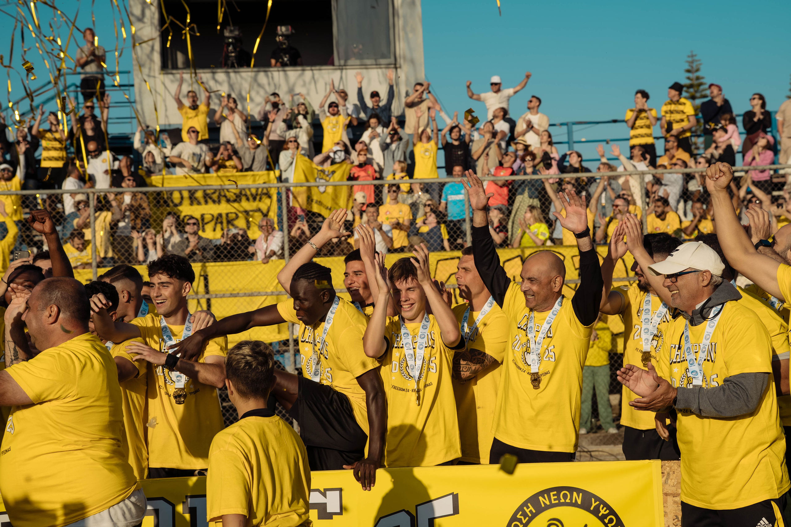 Football. Photographer in Cyprus