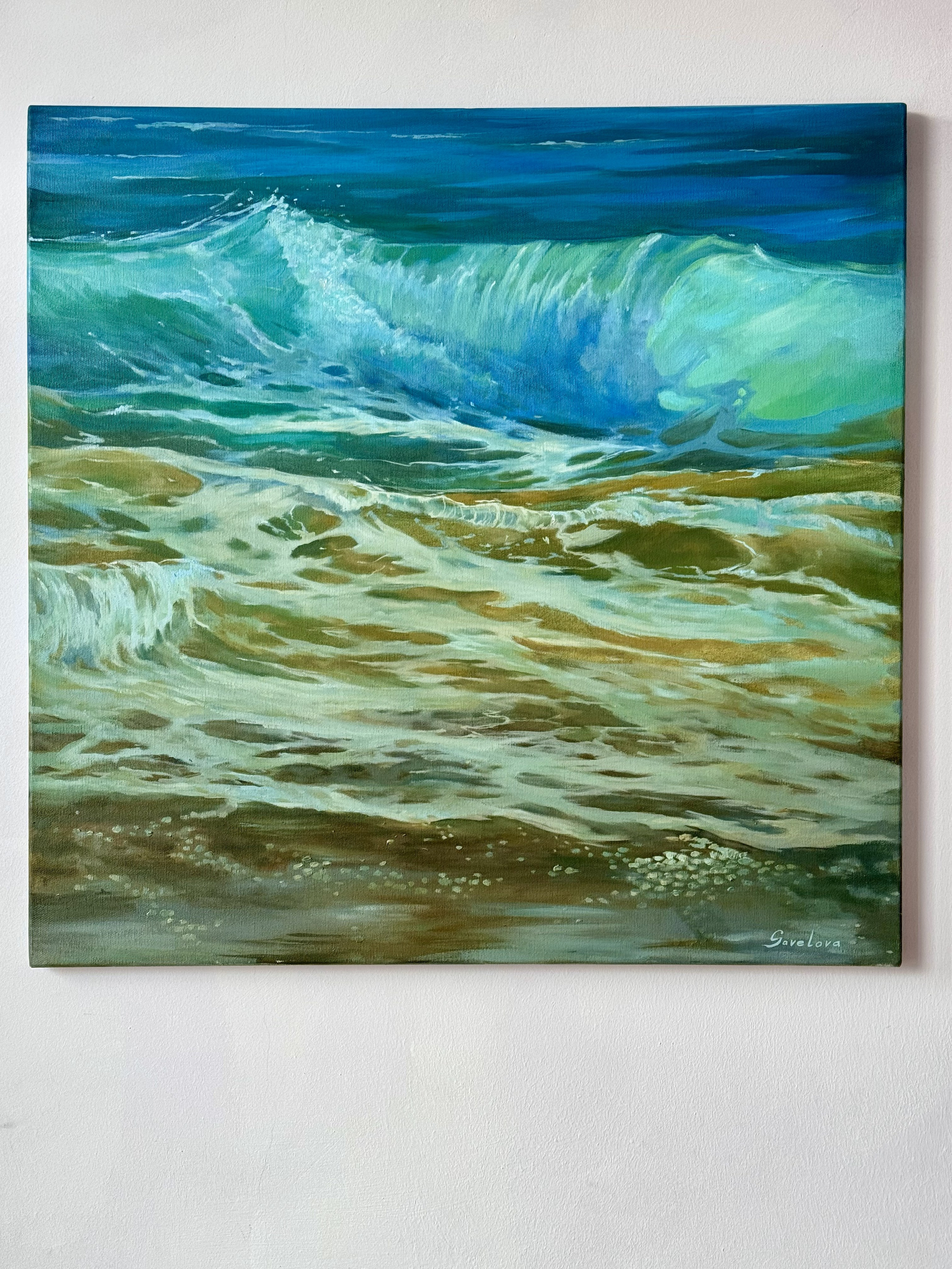 «The wave». Художник живописец Савелова Ольга