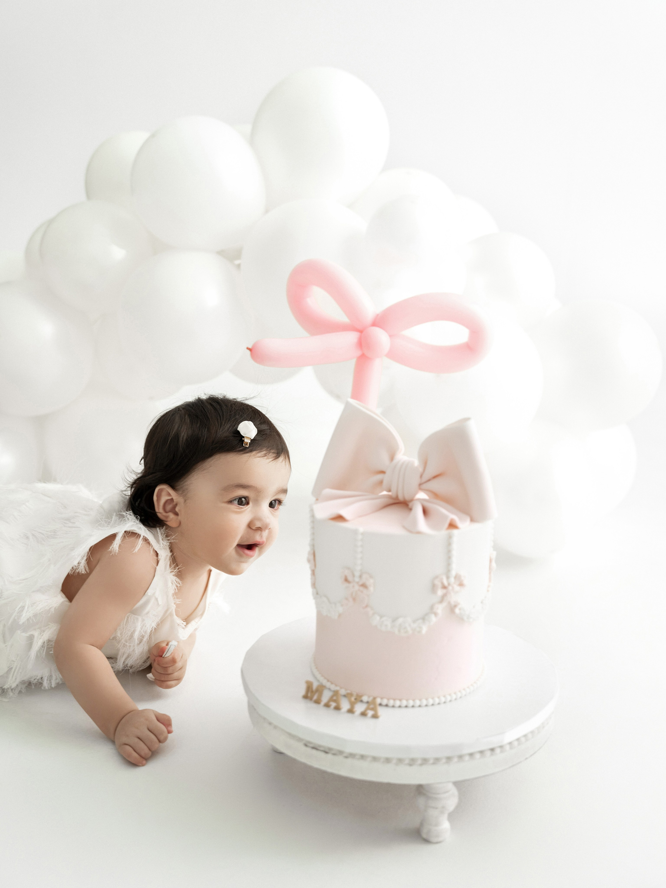 First birthday photoshoot Eva