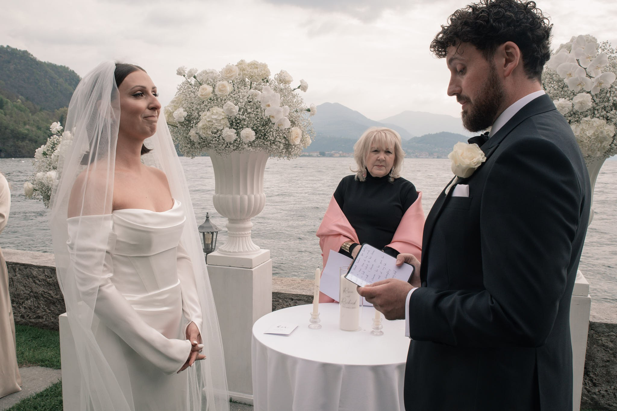 Roxie & Richard Wedding. Fotografo matrimonio Lago di Como Ferrari Media Production