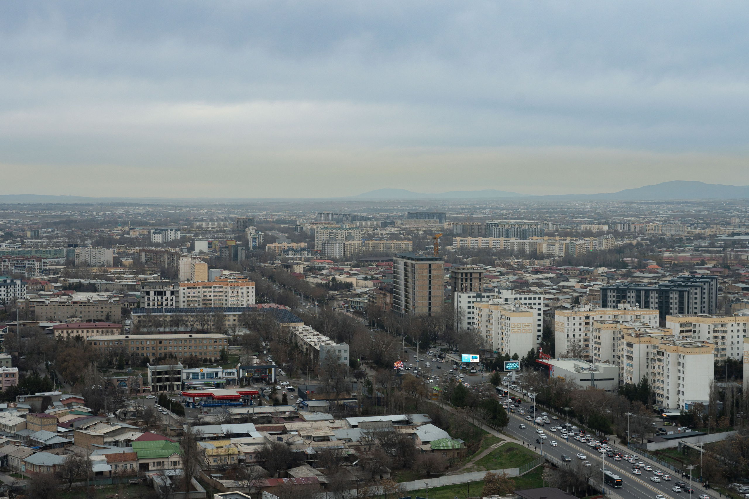 Смог в Ташкенте или Взгляд на город с высоты птичьего полета. Георгий Намазов | Фотограф в Ташкенте