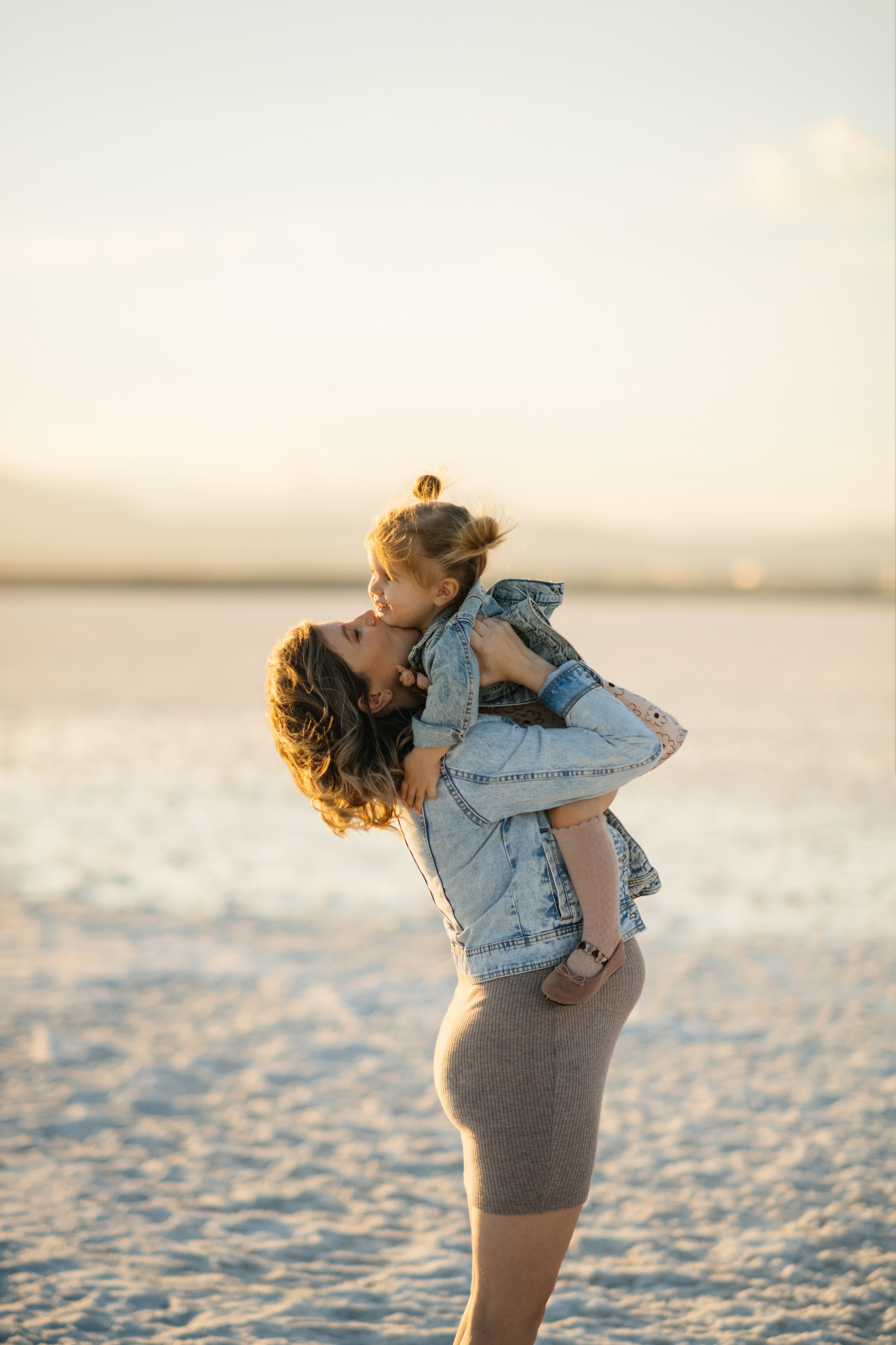 На соленом озере. Фотограф на Кипре