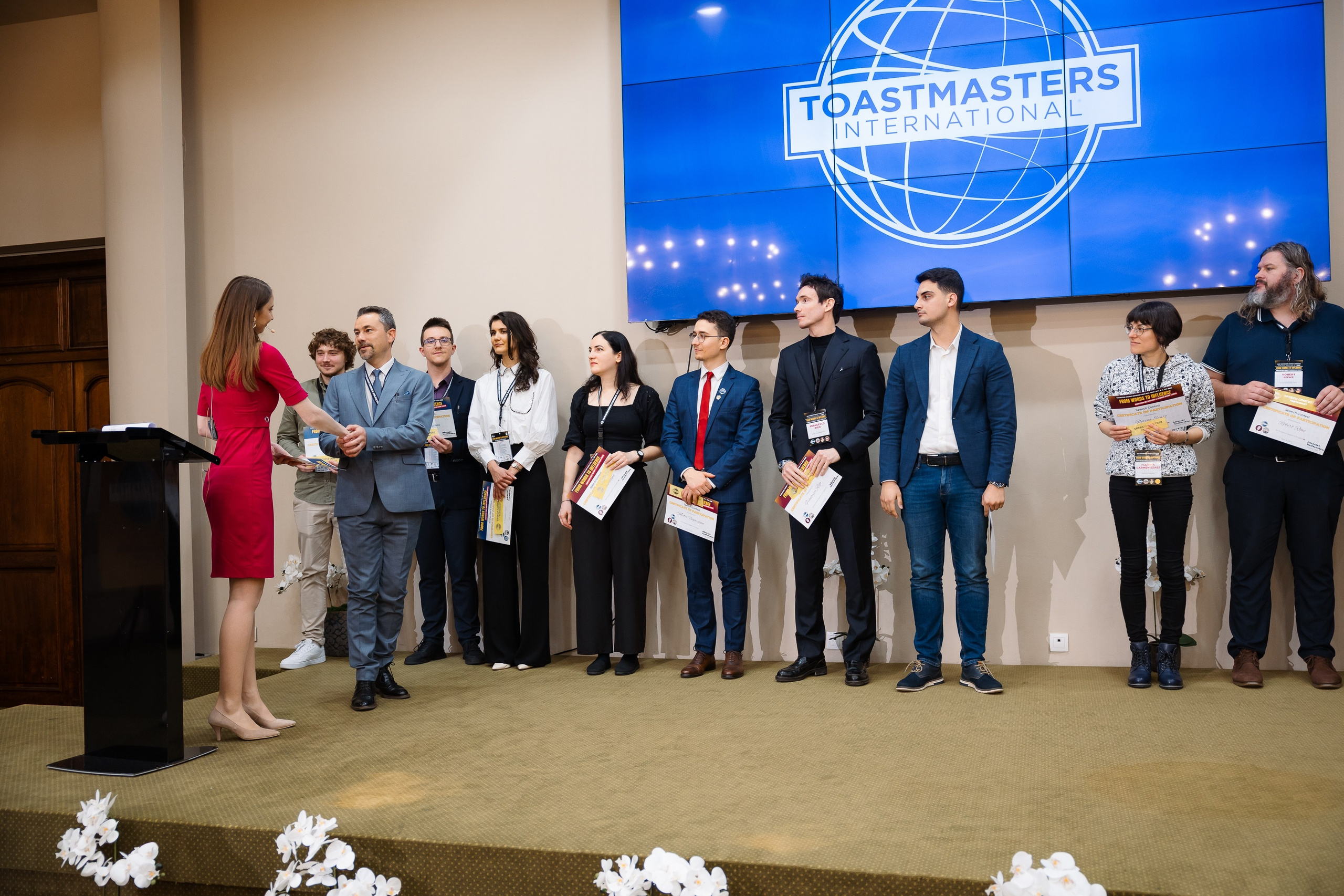 Toastmasters Conference. Marius Ciocan