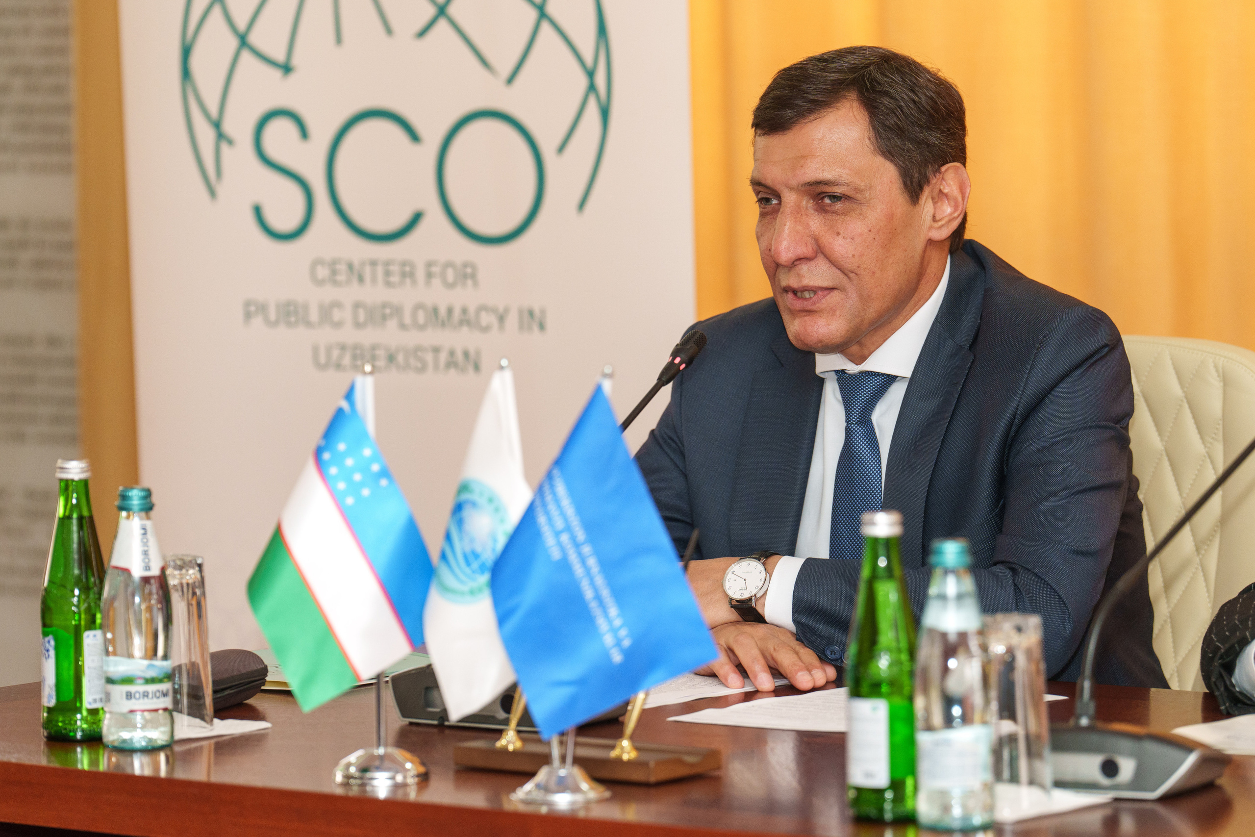 БРИФИНГ, ПОСВЯЩЕННЫЙ 22-ОЙ ГОДОВЩИНЕ ОБРАЗОВАНИЯ ШОС. Георгий Намазов | Фотограф в Ташкенте