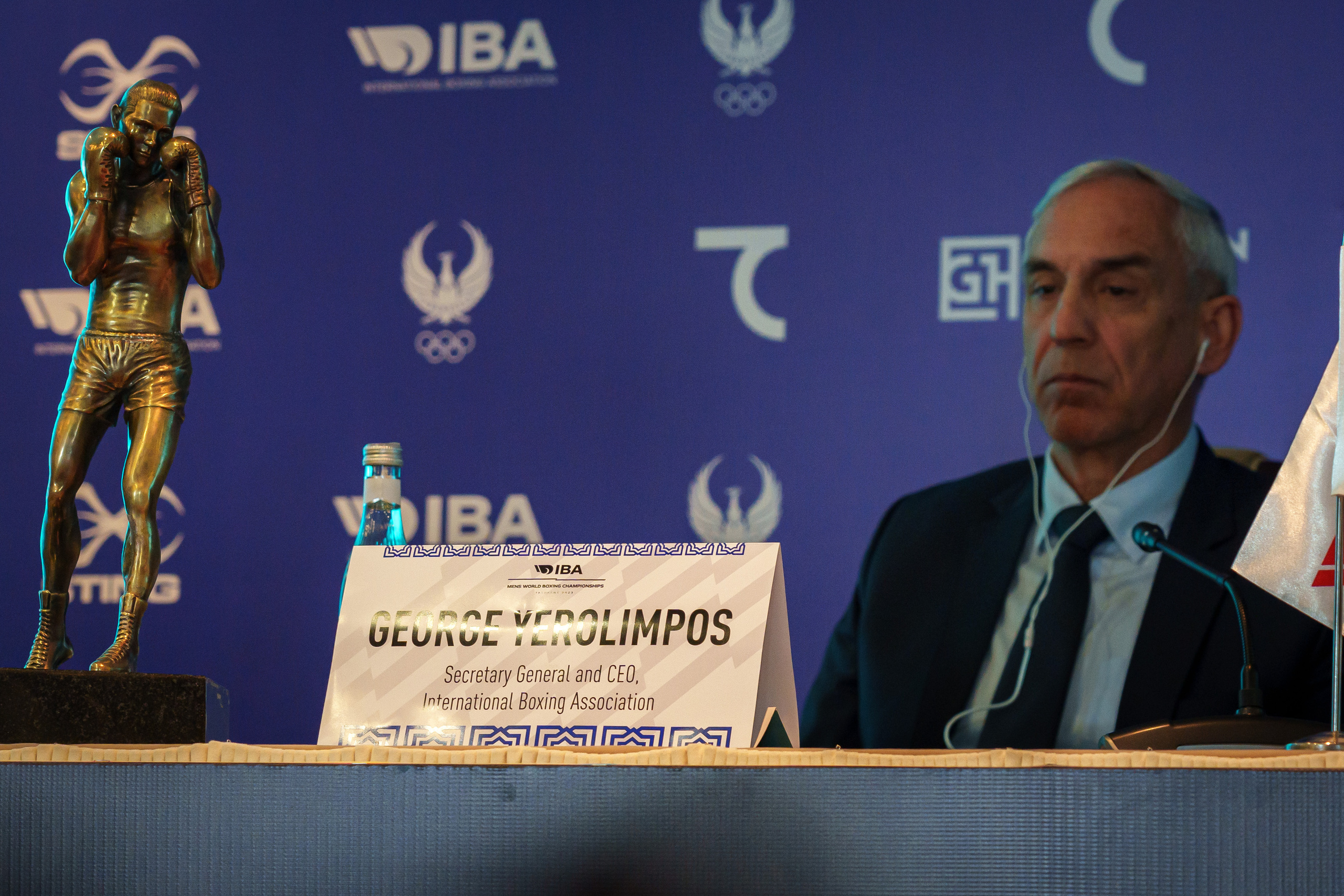 Пресс-конференция руководства IBA мужского ЧМ по боксу Ташкент 2023. Георгий Намазов | Фотограф в Ташкенте