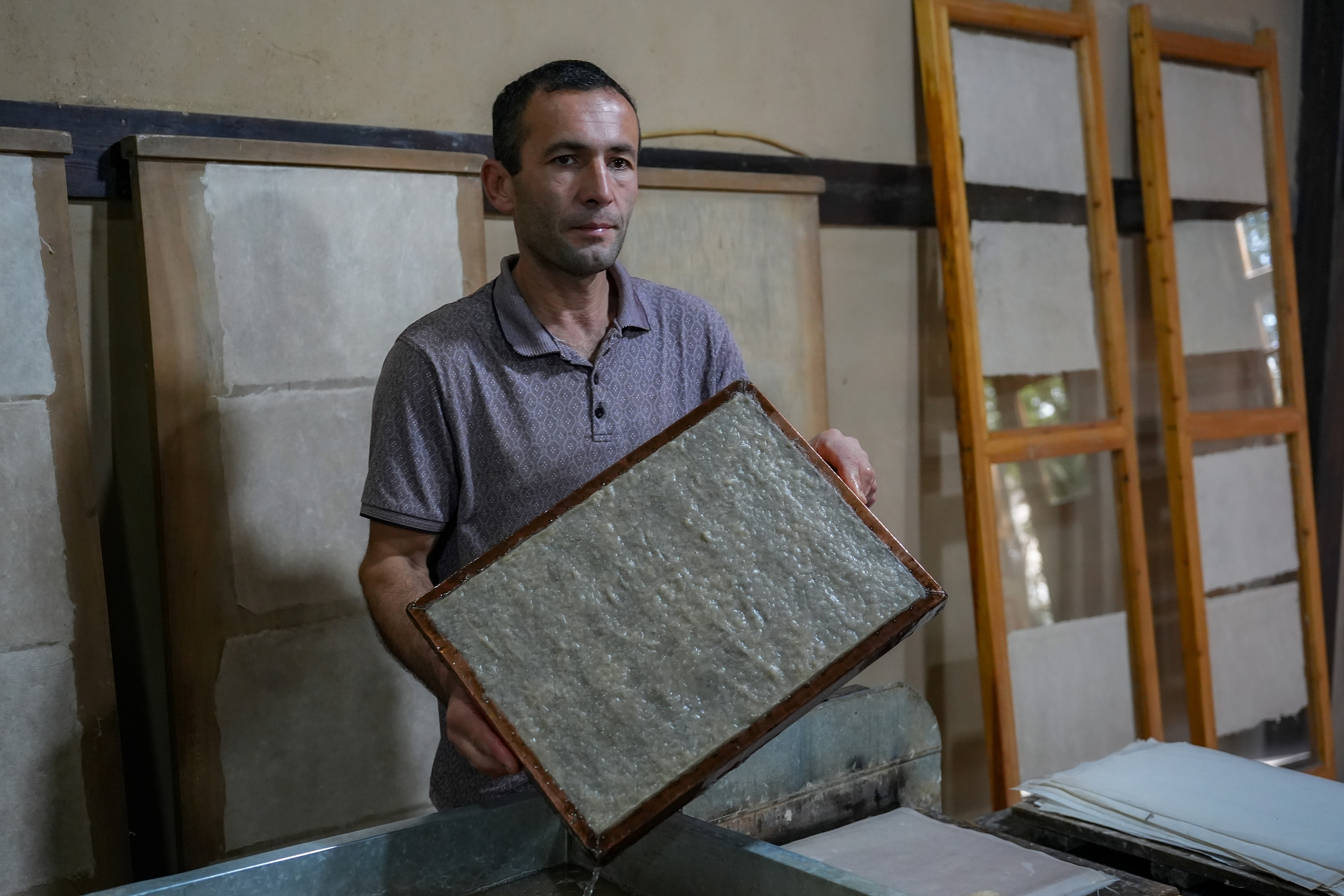 Бумажная фабрика в Самарканде, Узбекистан. Георгий Намазов | Фотограф в Ташкенте