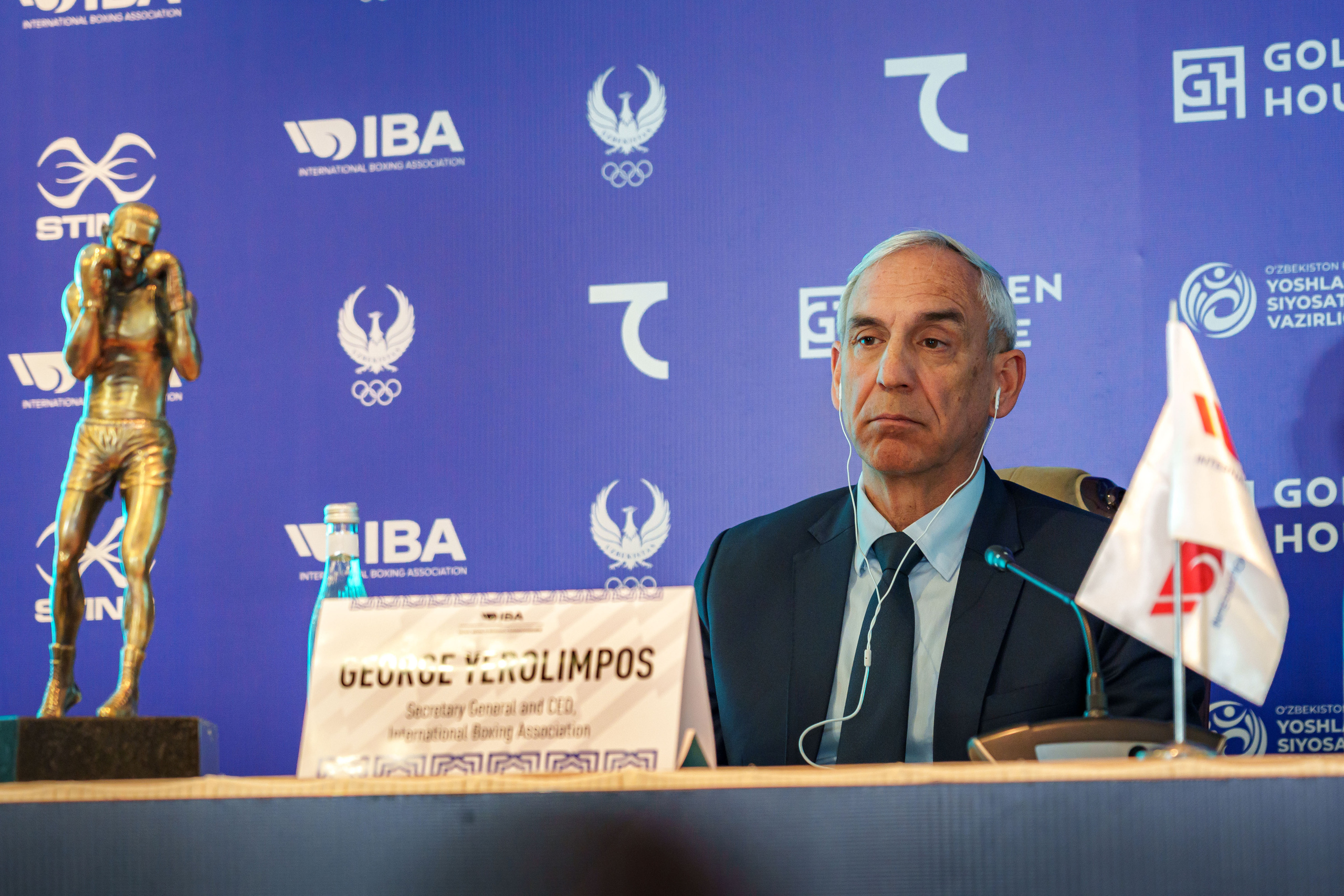 Пресс-конференция руководства IBA мужского ЧМ по боксу Ташкент 2023. Георгий Намазов | Фотограф в Ташкенте
