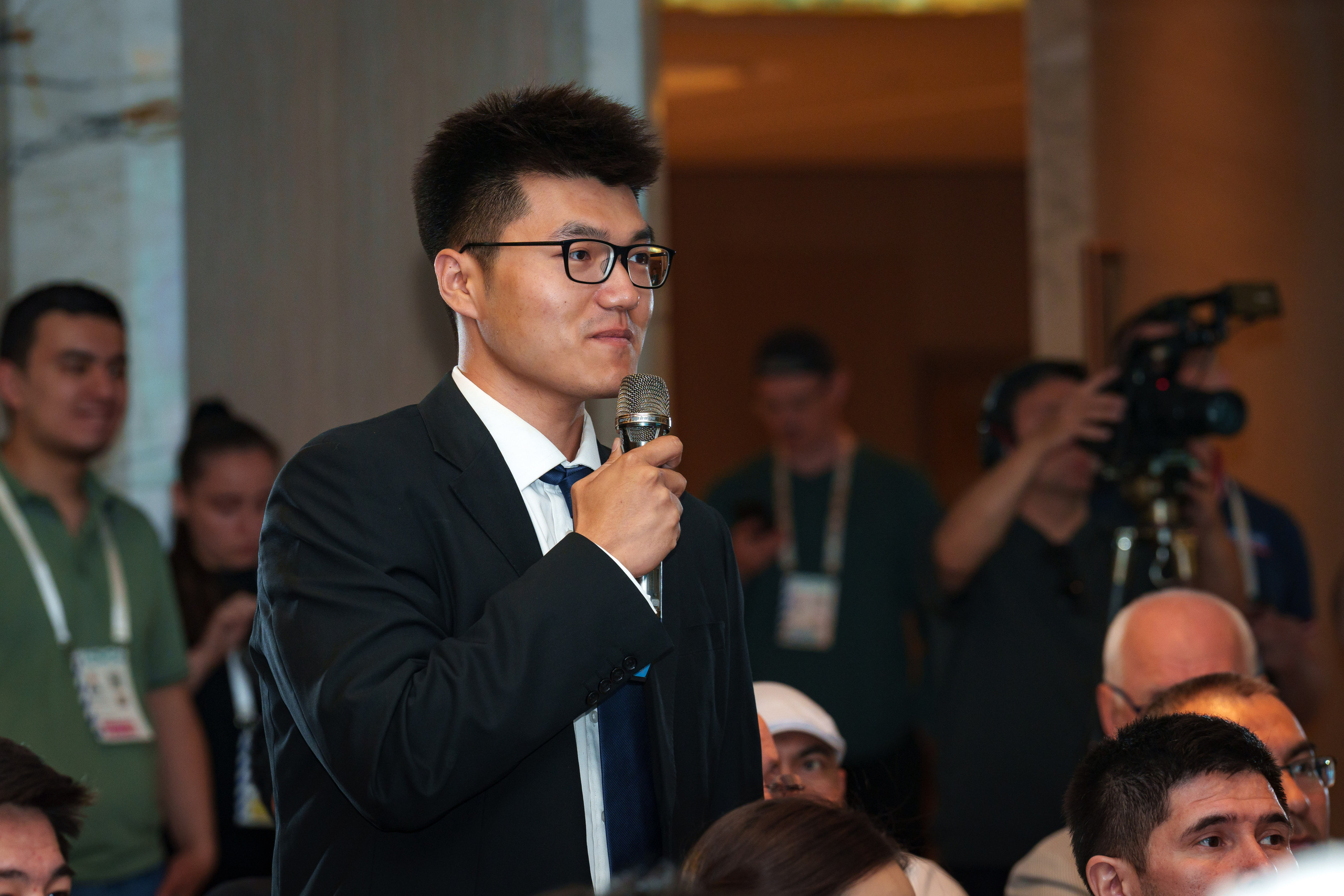 Пресс-конференция руководства IBA мужского ЧМ по боксу Ташкент 2023. Георгий Намазов | Фотограф в Ташкенте