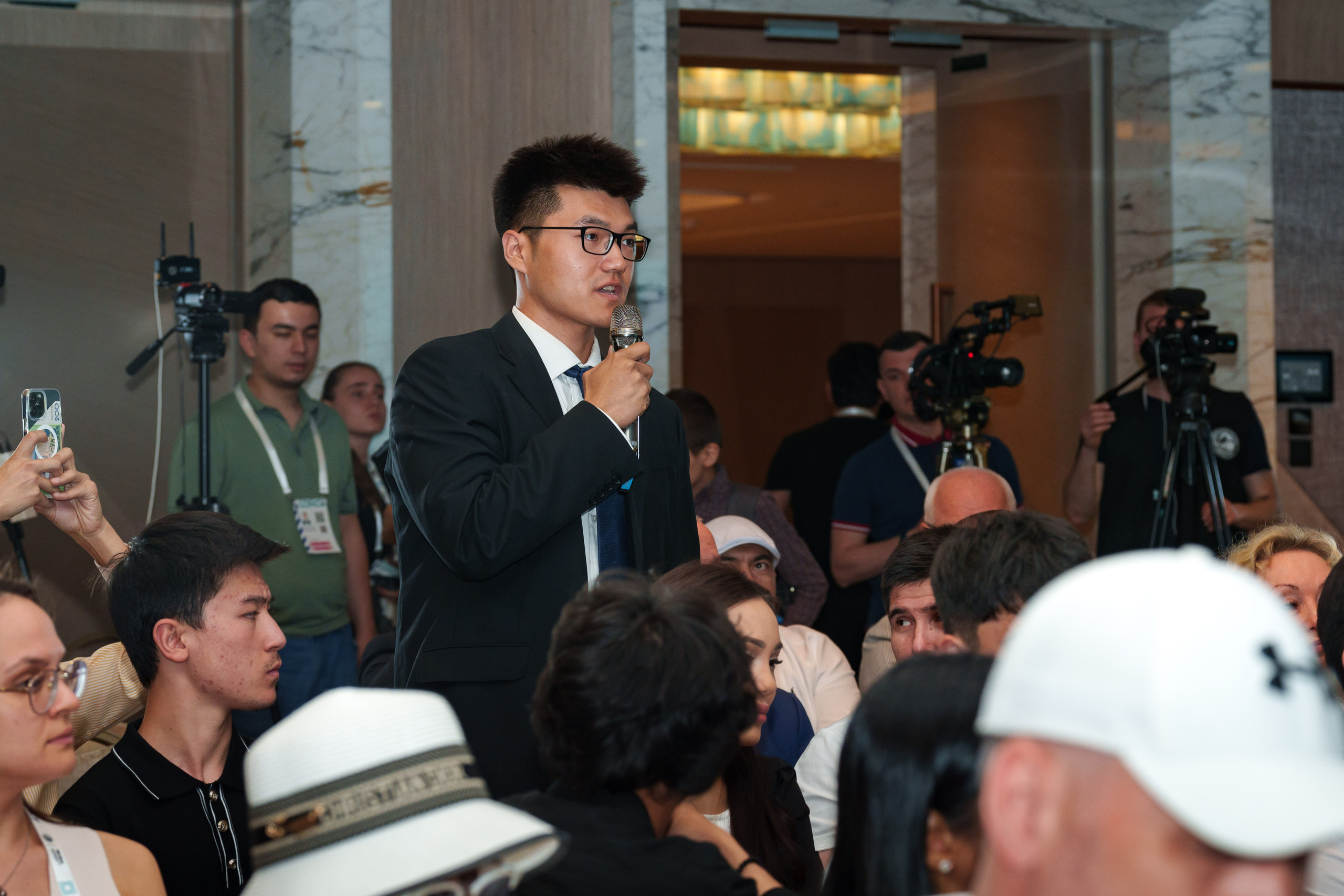 Пресс-конференция руководства IBA мужского ЧМ по боксу Ташкент 2023. Георгий Намазов | Фотограф в Ташкенте