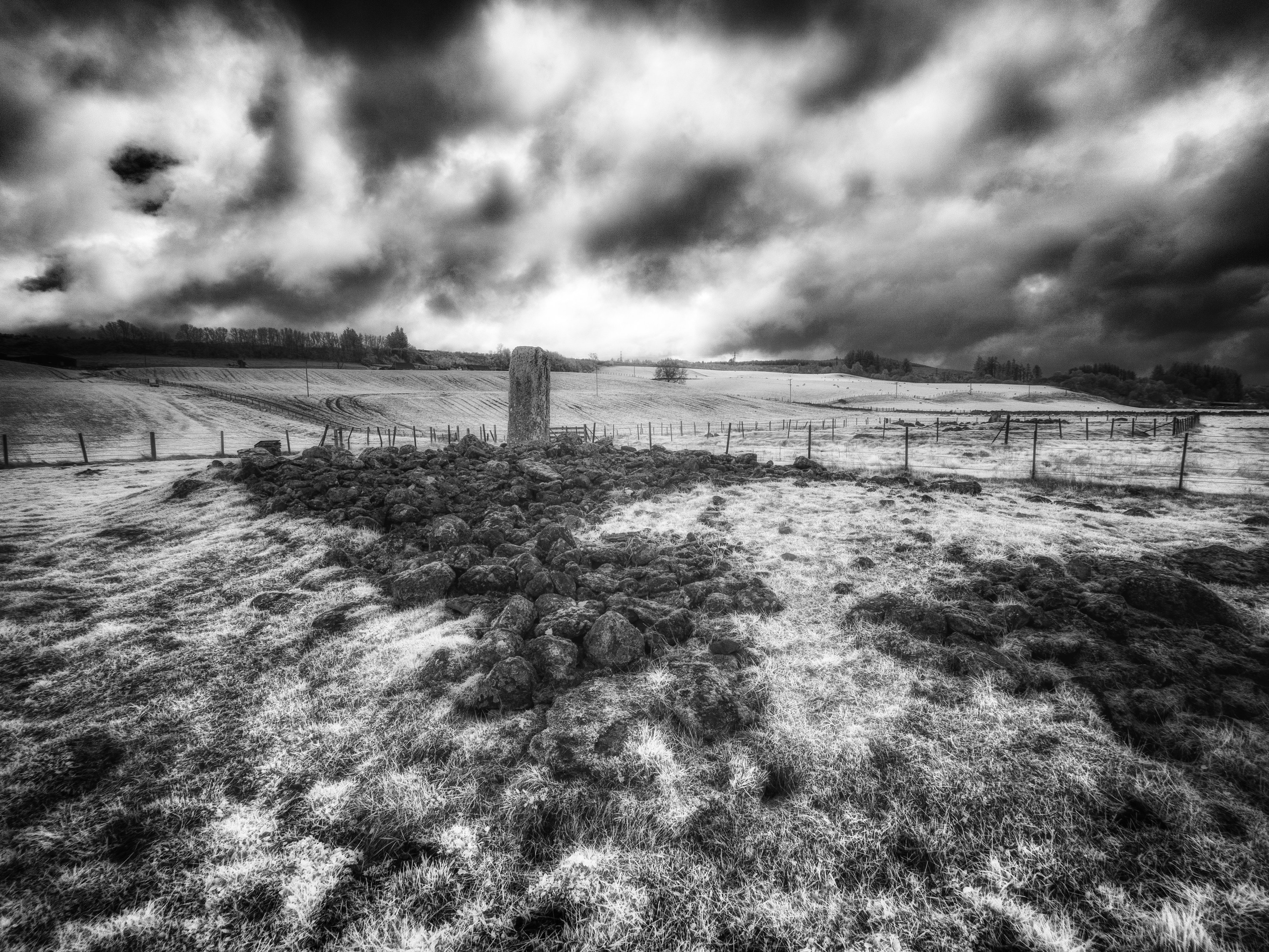 Ancient Sites. Infrared Scotland