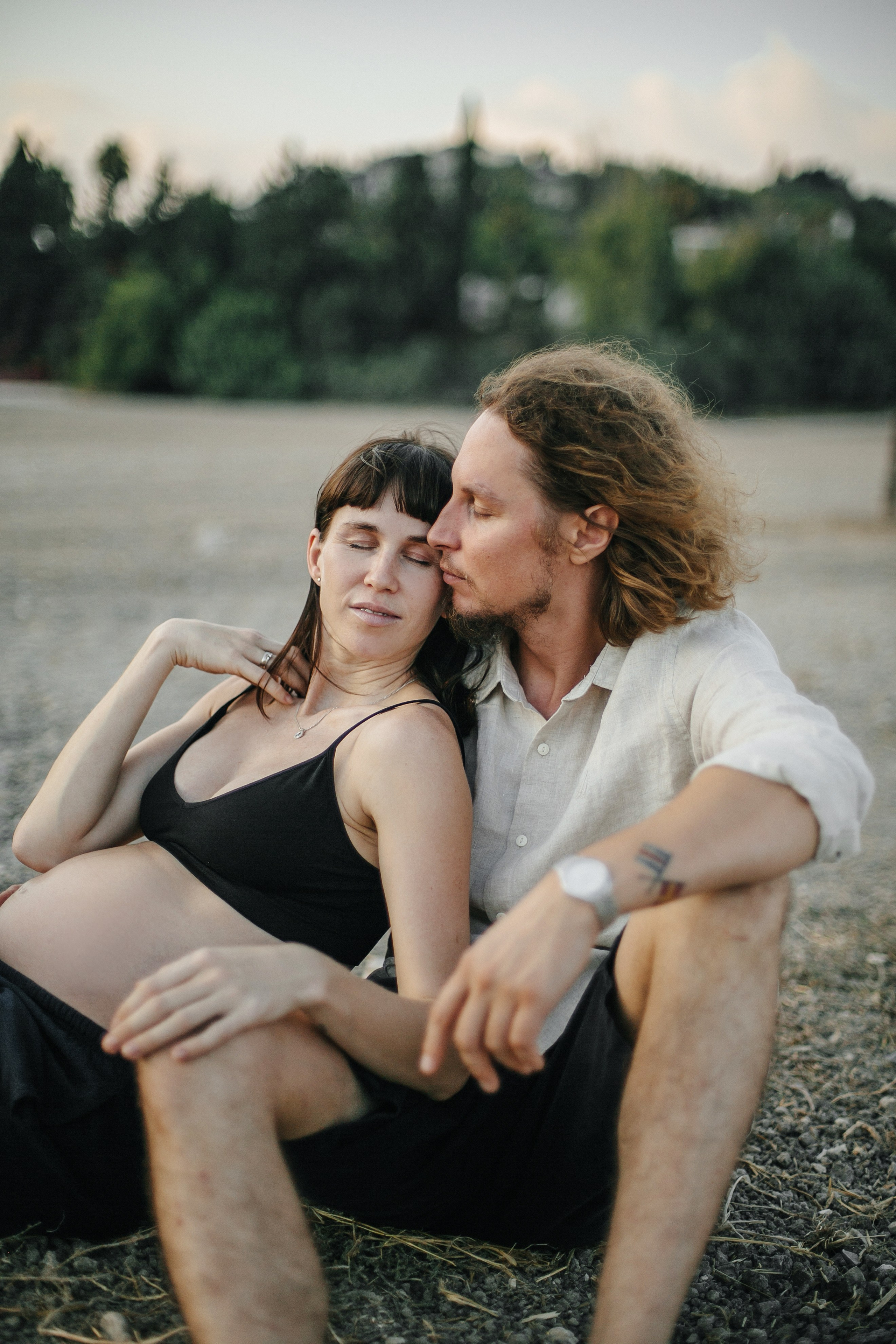 Kiryat Tivon field. Family photographer in Israel