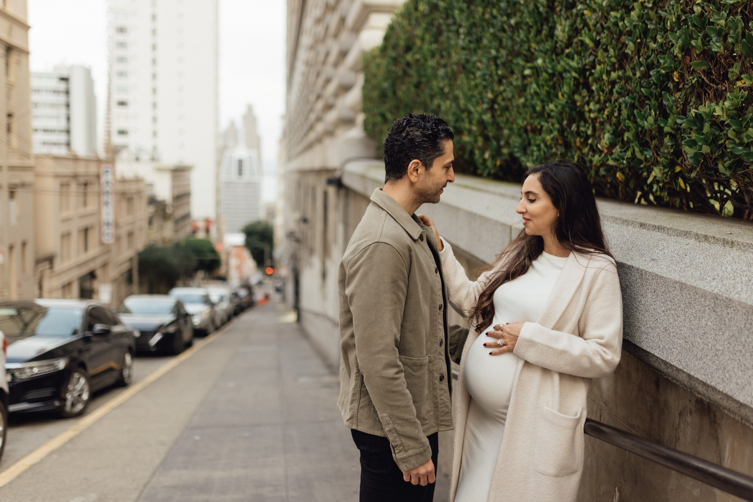 San Francisco loving couple photo session