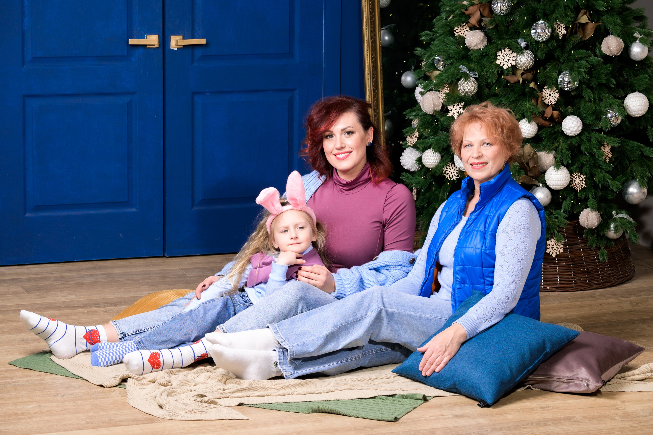 Olya and the family. Fotograf Dmitrii Donets