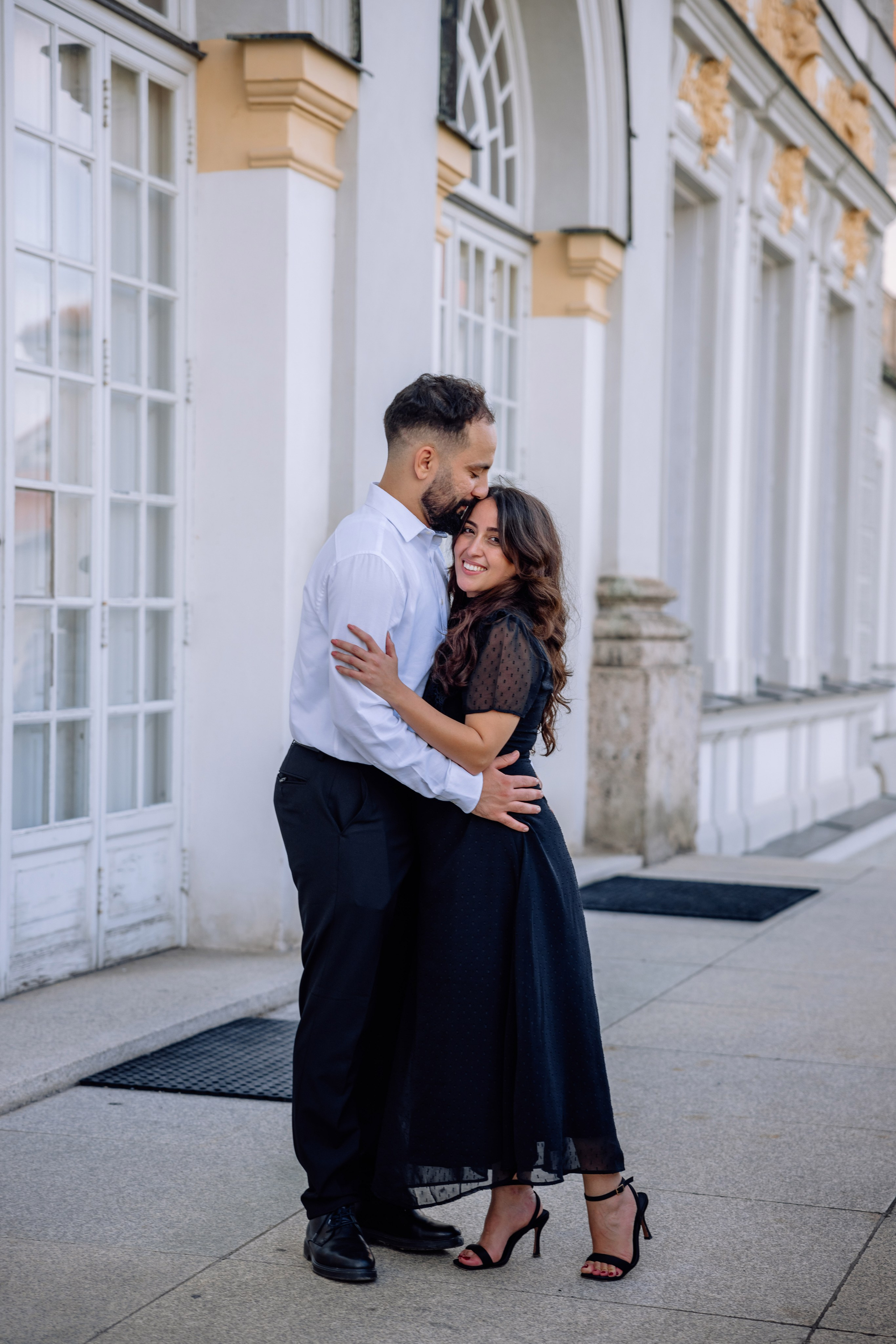 Antrag am Schloss Nymphenburg. Hochzeitsfotograf München Taufe Familienfotograf Tanja Mauke