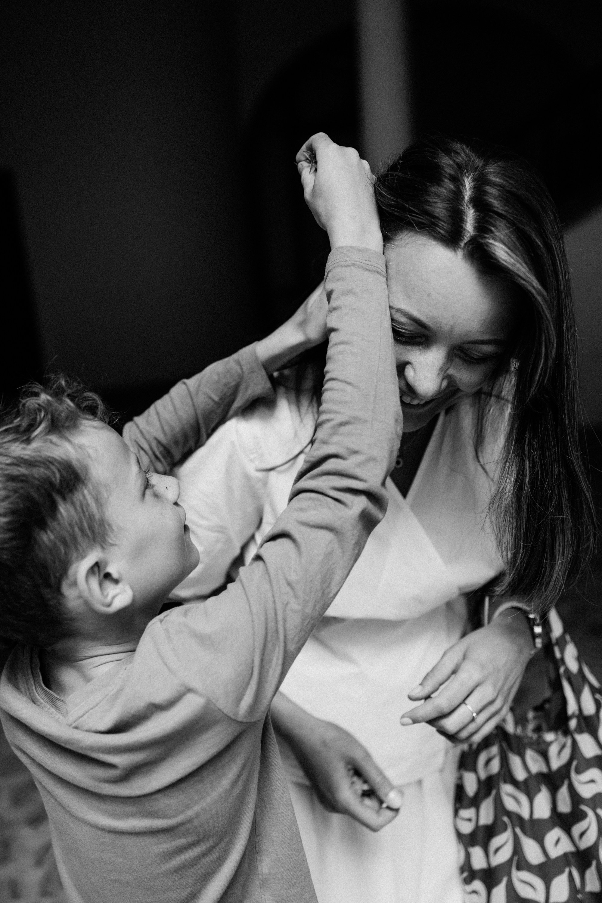 Family in the city. Elena Gorobets. Photographer in Zagreb