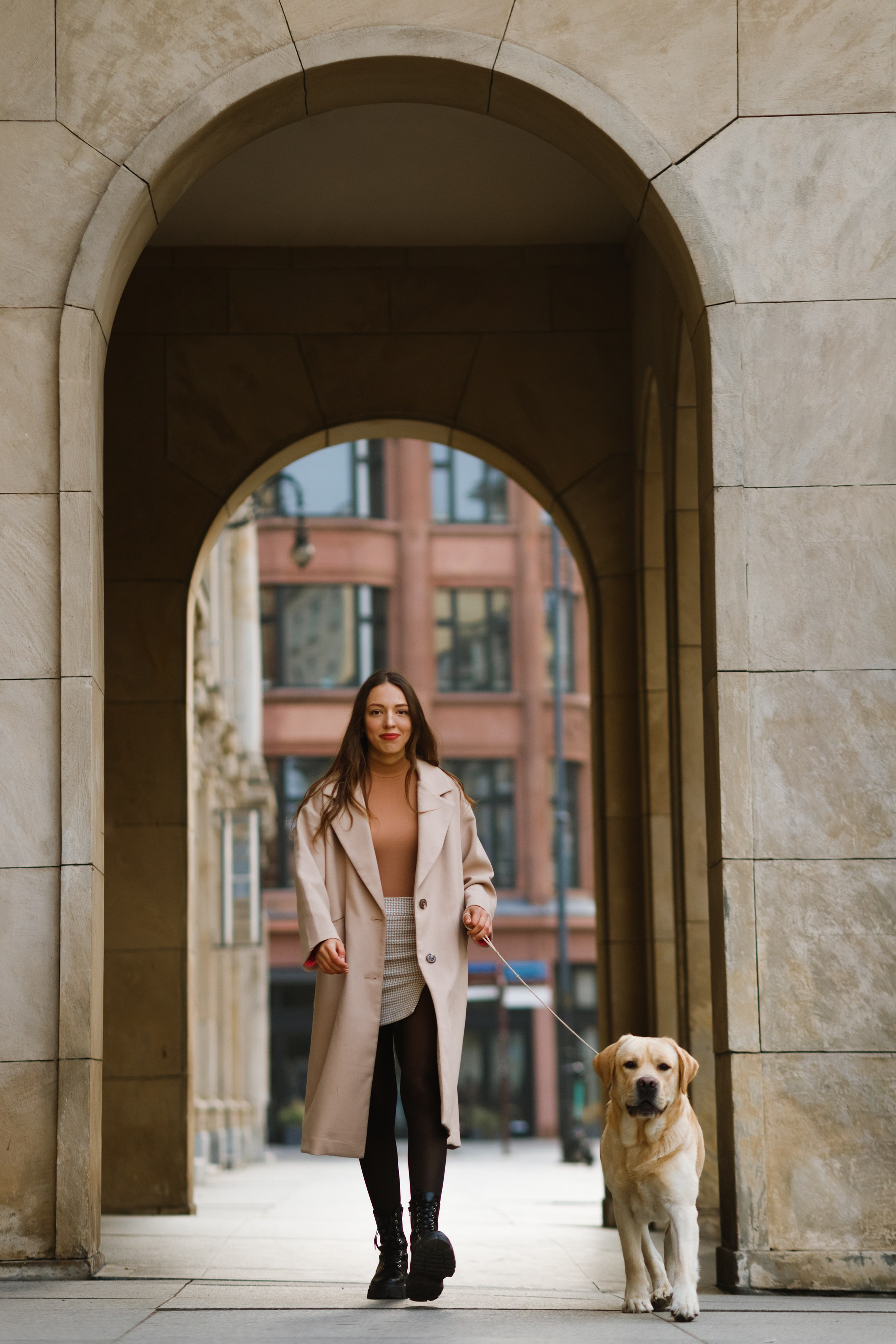 Katya & labrador. Kaja | fotograf psów we Wrocławiu