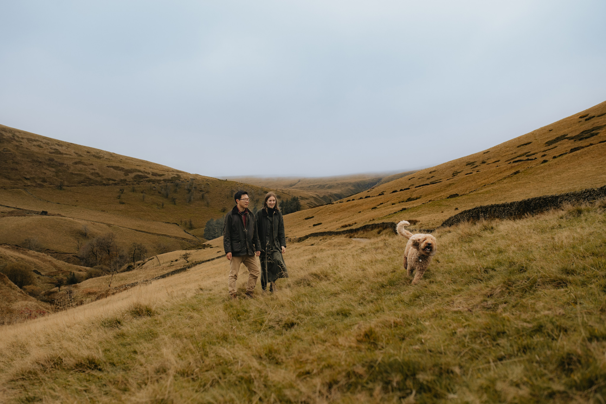 L & C in Peak District. Tania Gandrabur, photographer in West Midlands, England