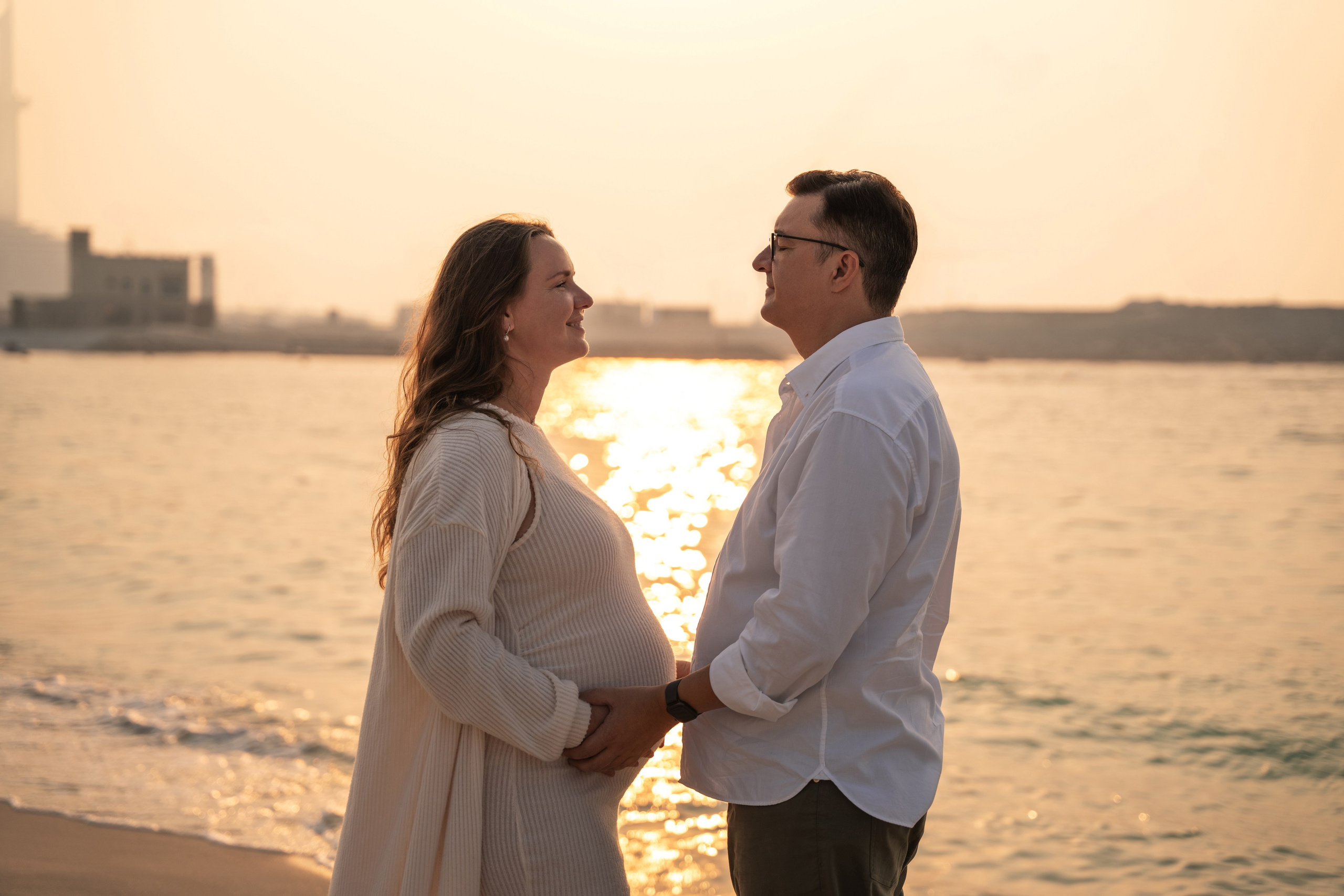 Beach sunset. Angela Iakovleva — Family Photographer in Dubai