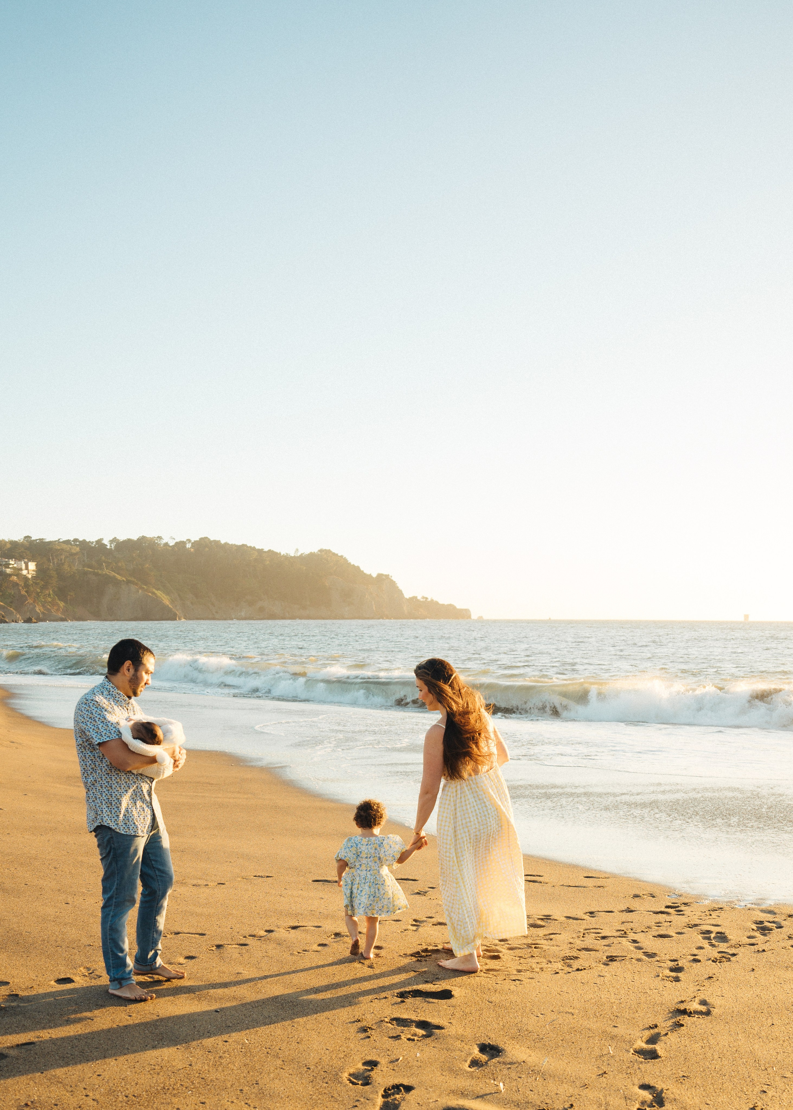 Bri’s growing family at Baker Beach. Soulo Photography | San Francisco Bay Area Based Photographer