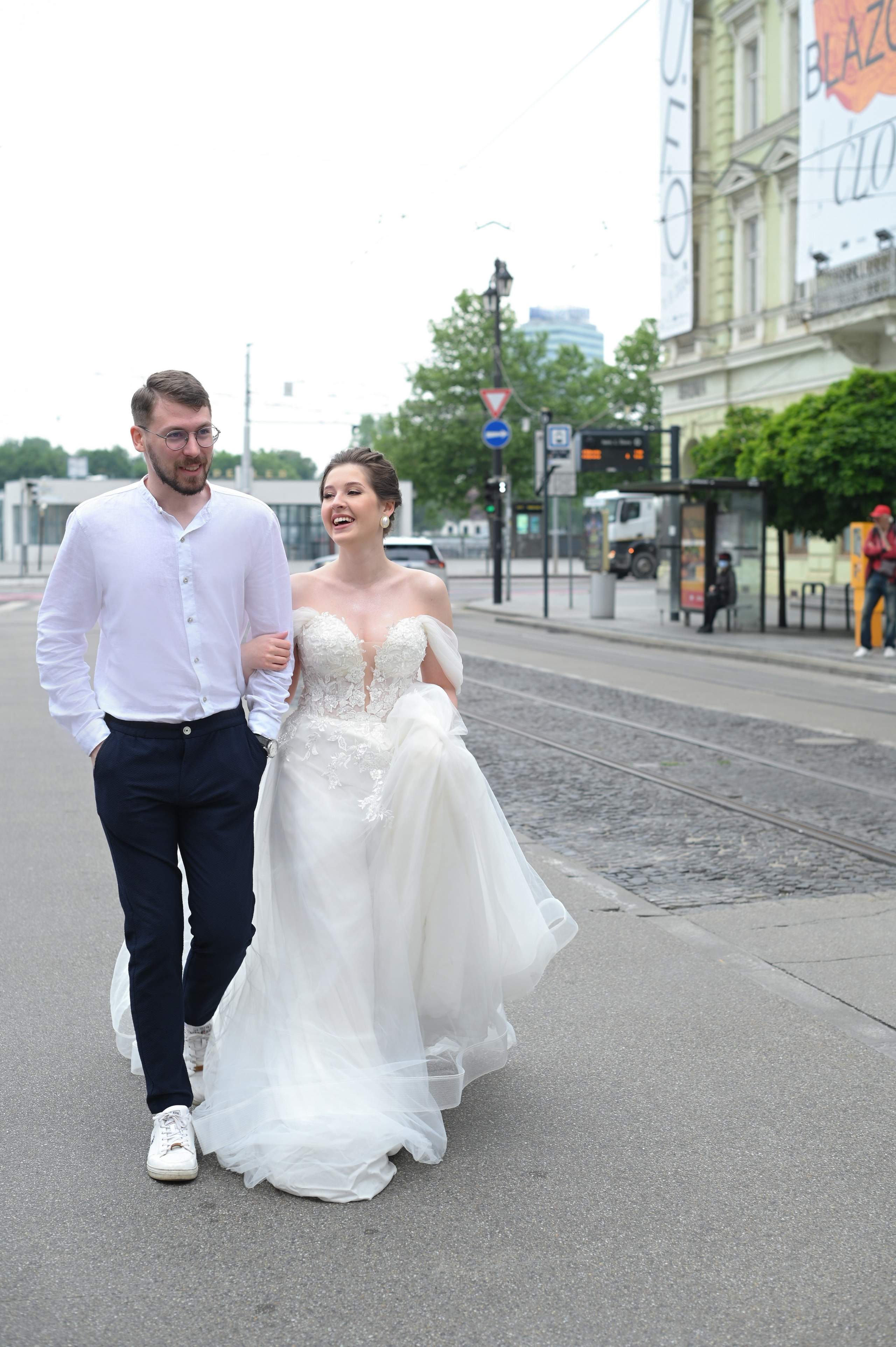 Malik & Kristina in Bratislava. Photo Vienna and Bratislava