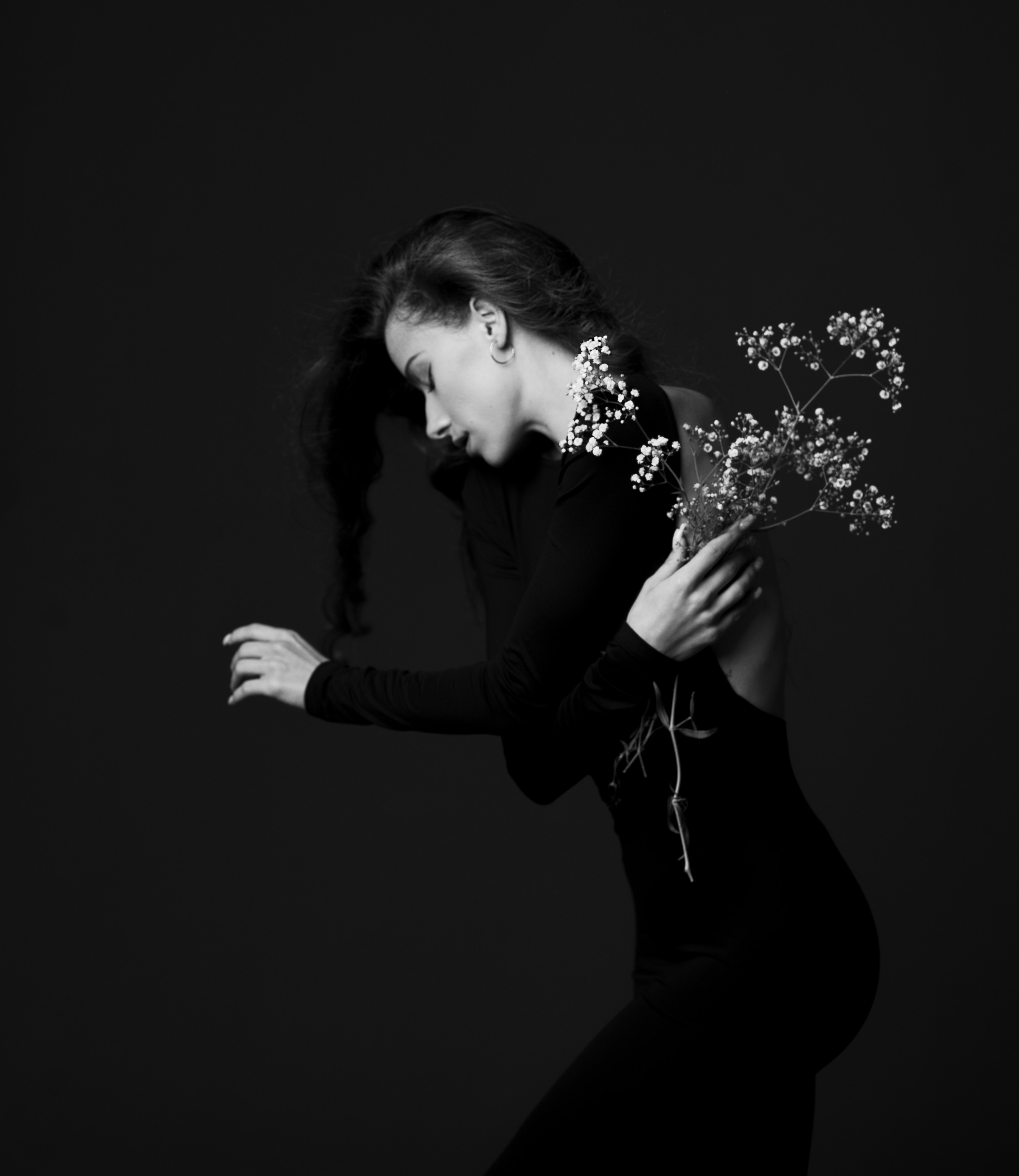 Ч/Б. Наргиз Сулейманова - Фотограф в Азербайджане