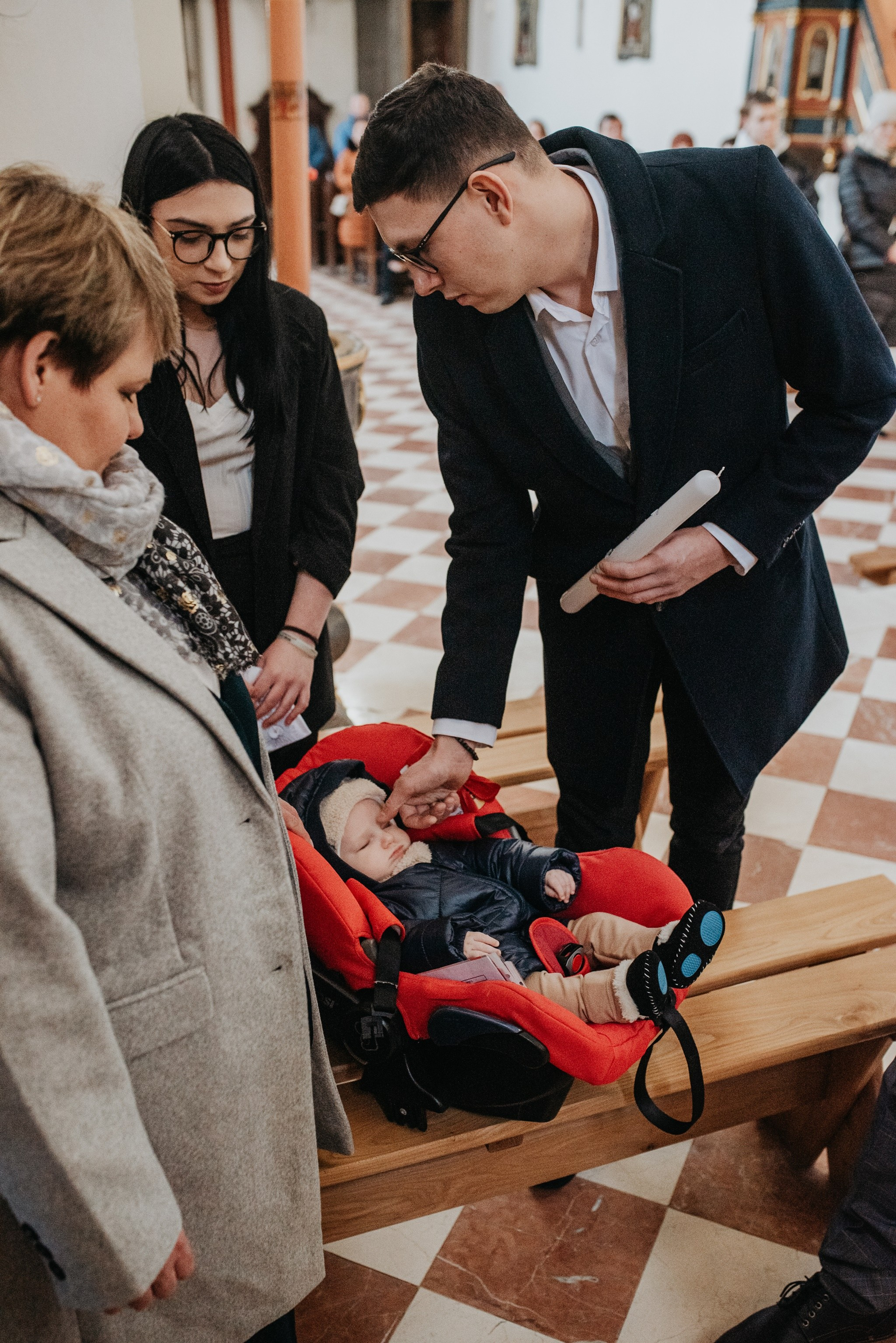 Chrzest Święty Adama. Dominika Strachacka Fotografia | Fotograf ślubny i rodzinny Opole Lubelskie Lublin