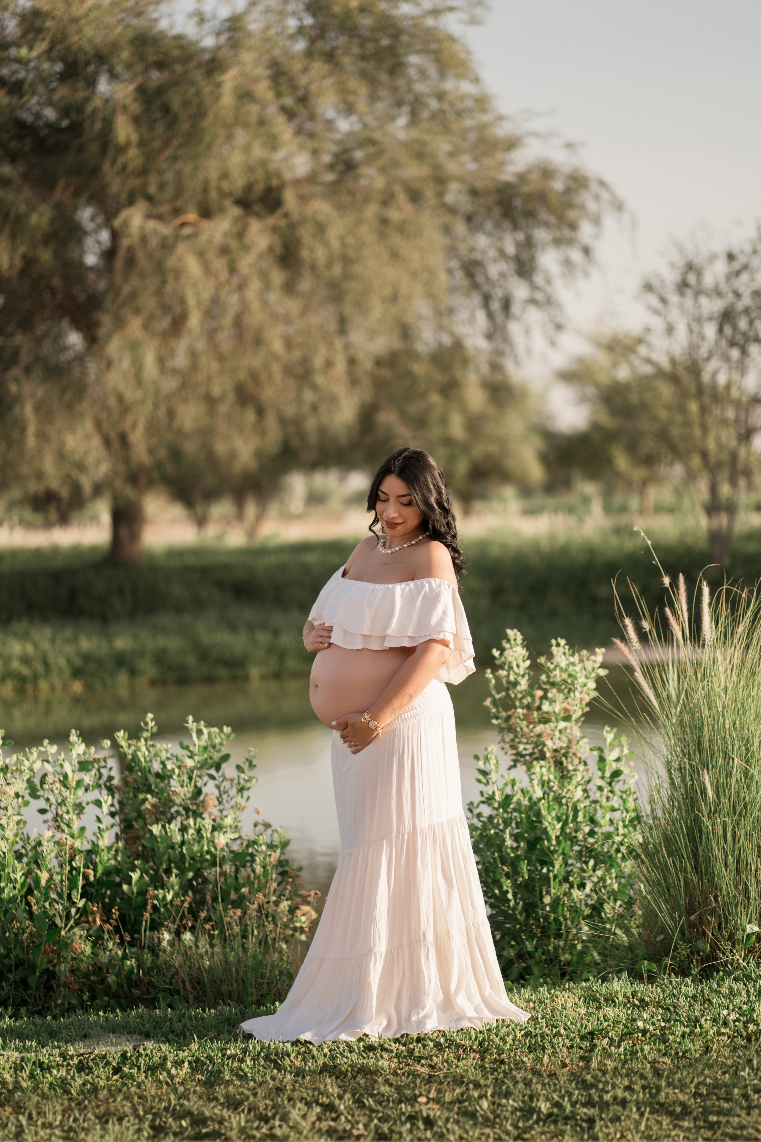 Sunrise by the lake. Angela Iakovleva — Family Photographer in Dubai