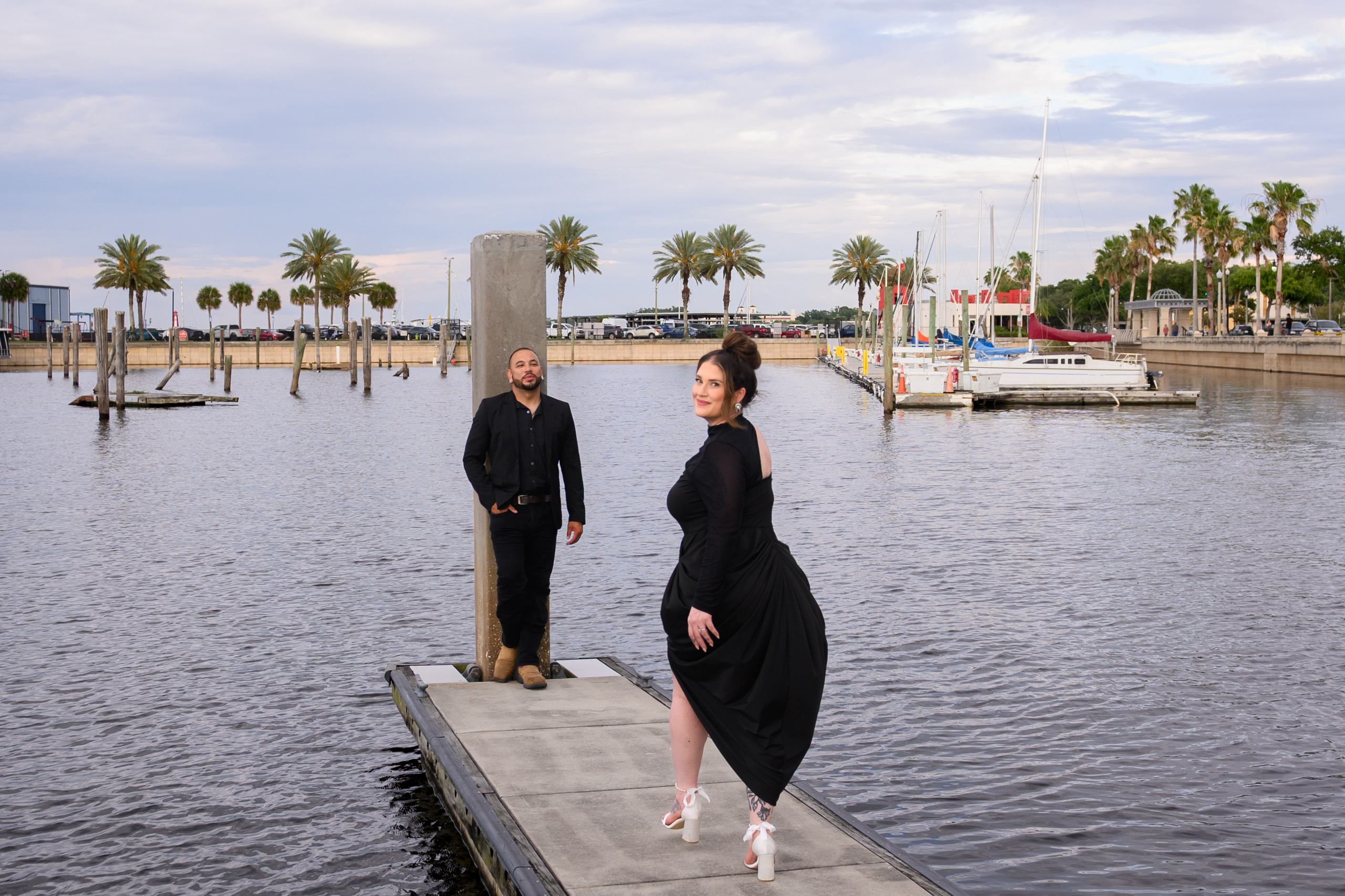 Engagement Session — Downtown Sanford, Florida,