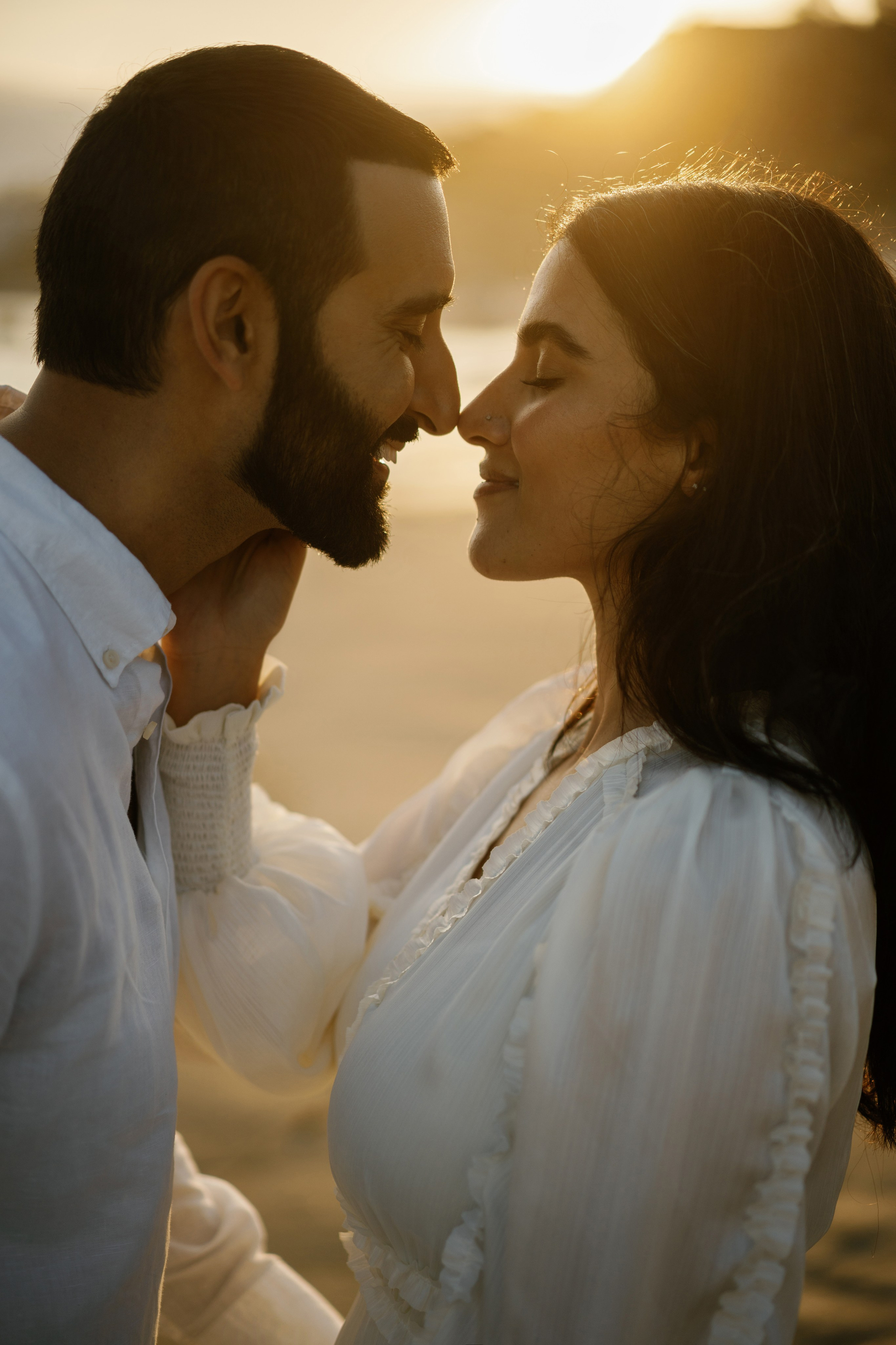 Santa Monica Sunset Engagement Photoshoot. Wedding Photography & Videography Team in California, Los Angeles, San Francisco, San Diego and Travel