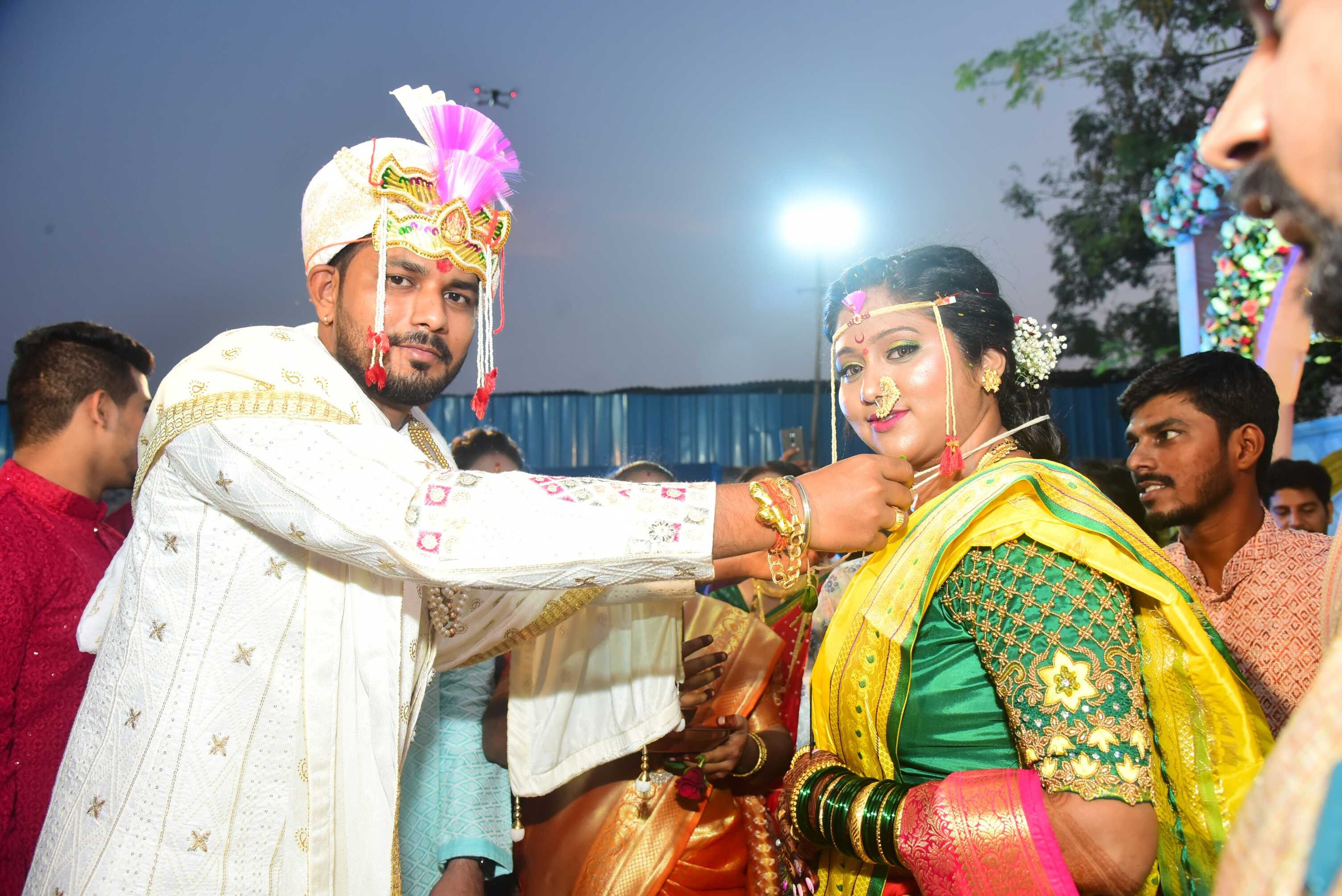 Divya weds Siddhesh. “Ajay Digital Photo Studio — Capturing Timeless Wedding Moments”