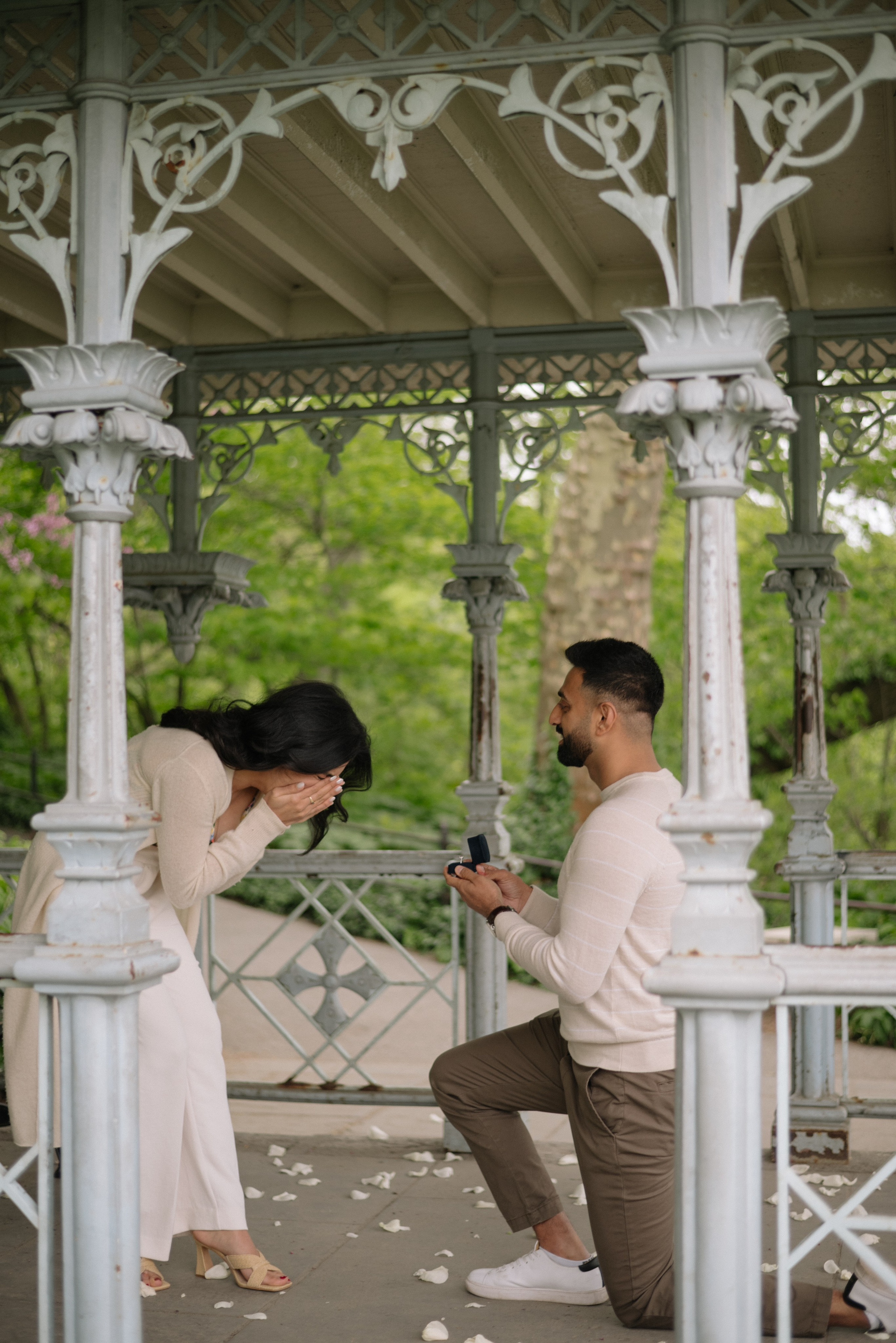 Central Park Proposal. Irina Goncharenko — NYC Photographer