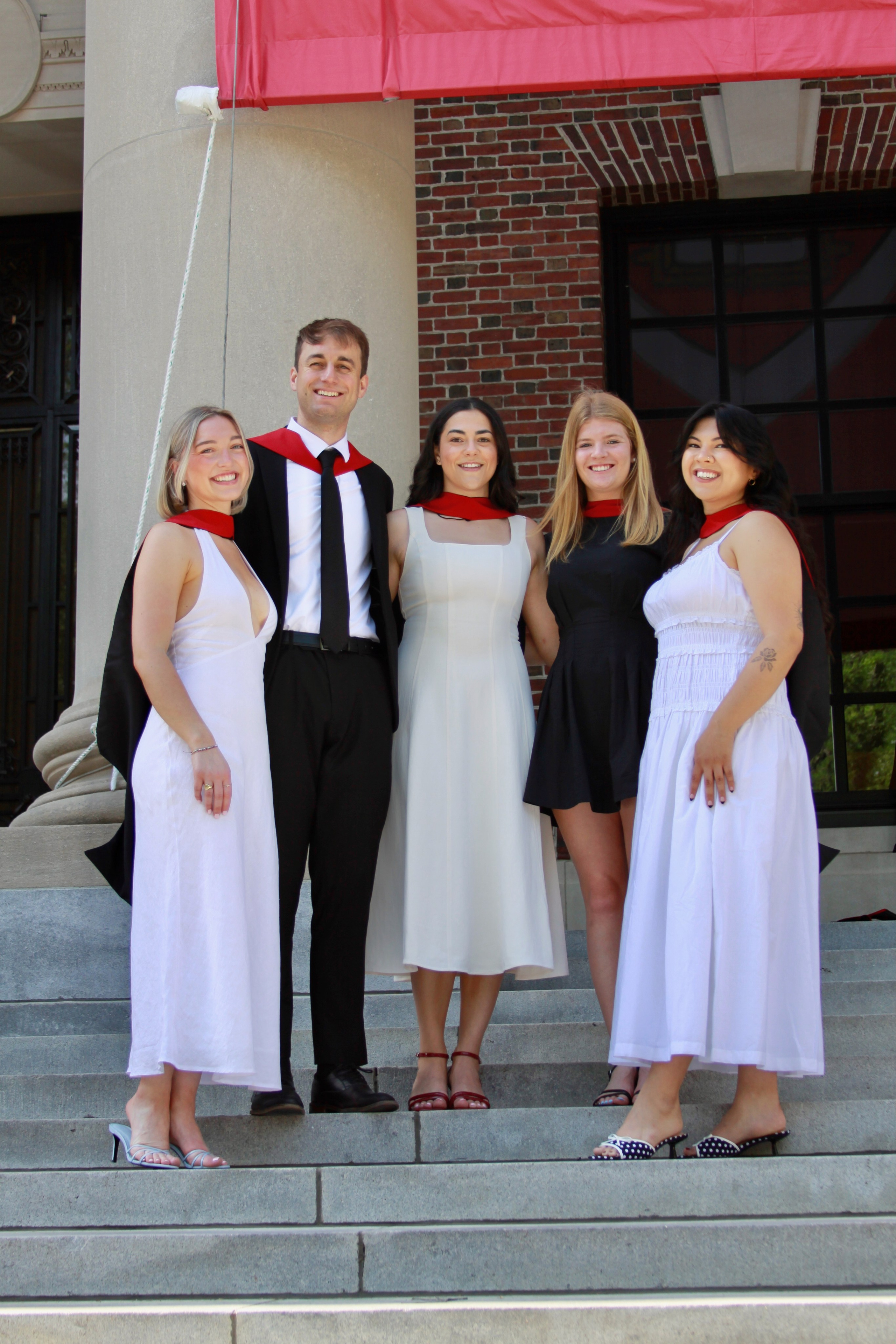 Masters graduation with Talia (group shoot). Kelly Sang, graduation and portrait photographer in Boston