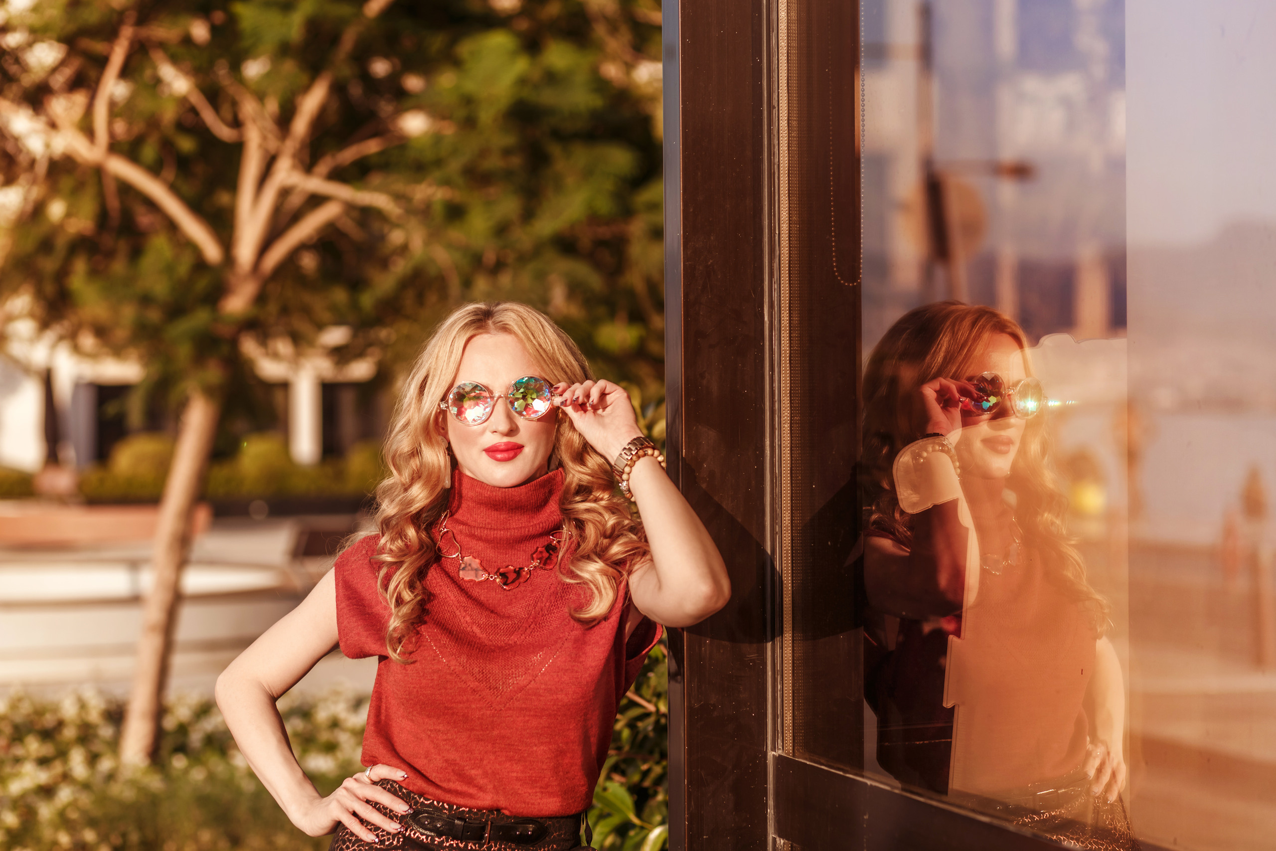 Personal photo session for internet content