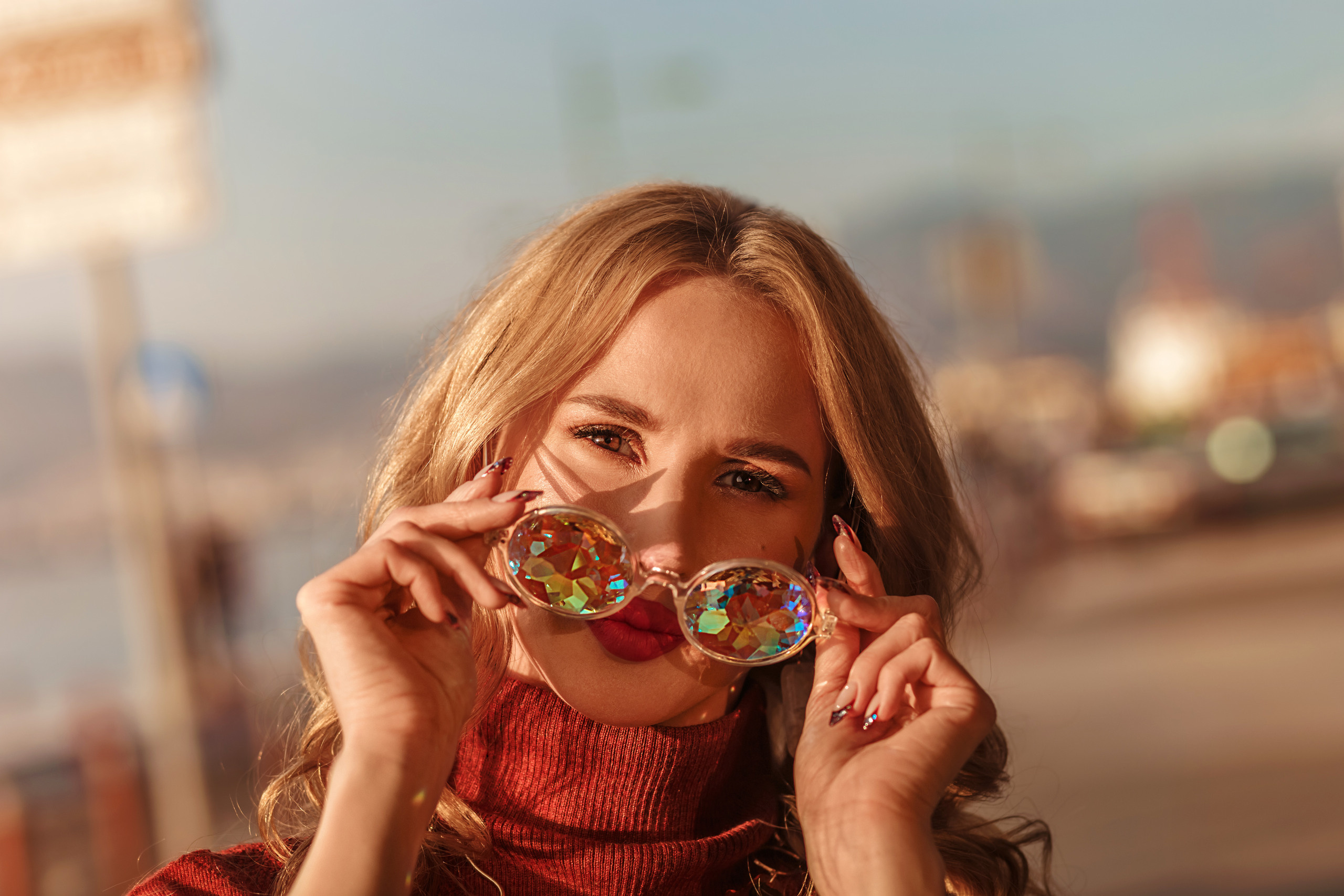 Personal photo session for internet content