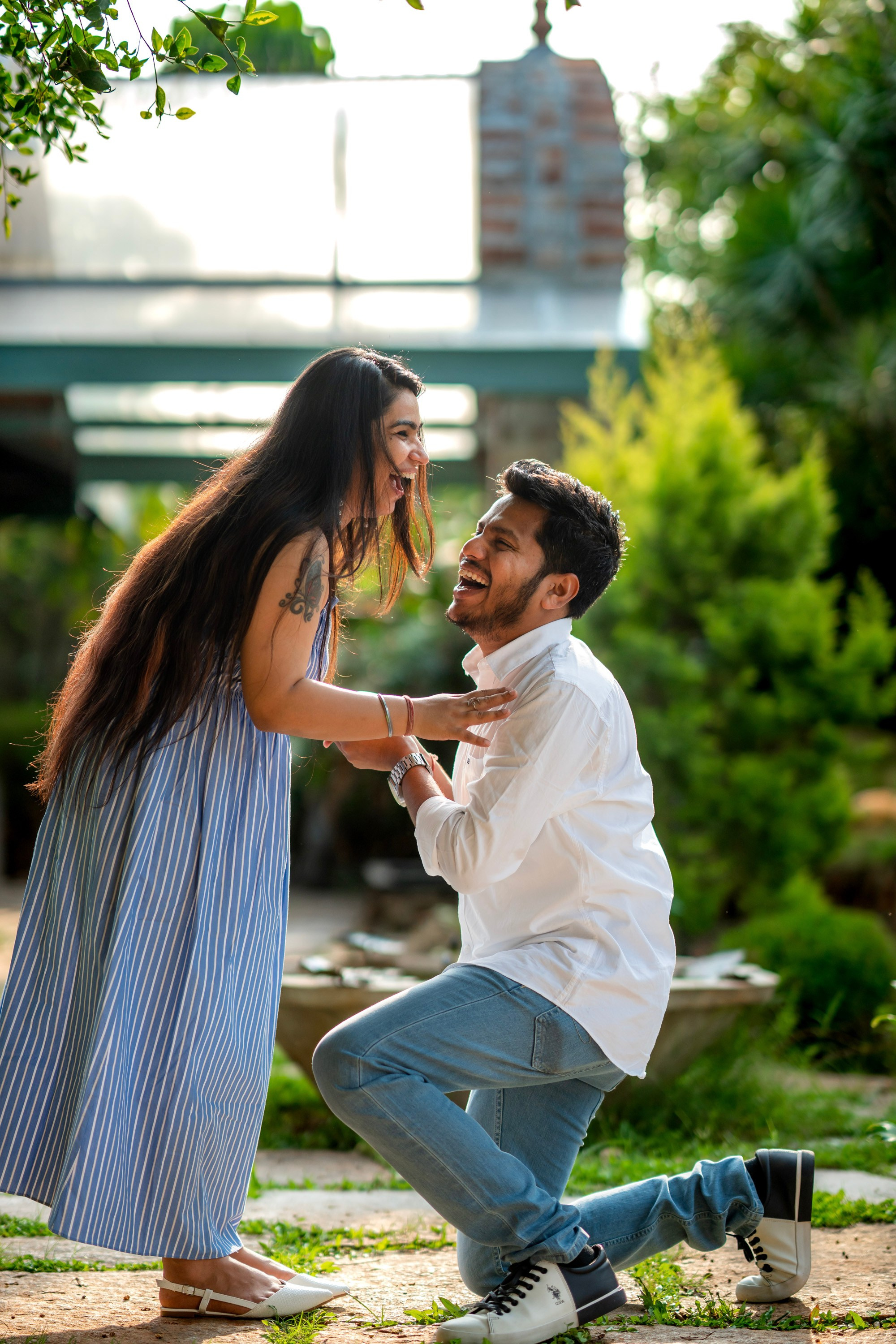 Prakriti & Ayush, Pre-Wedding Shoot at Shibravyi Courtyard, Bangalore | Truly Yours