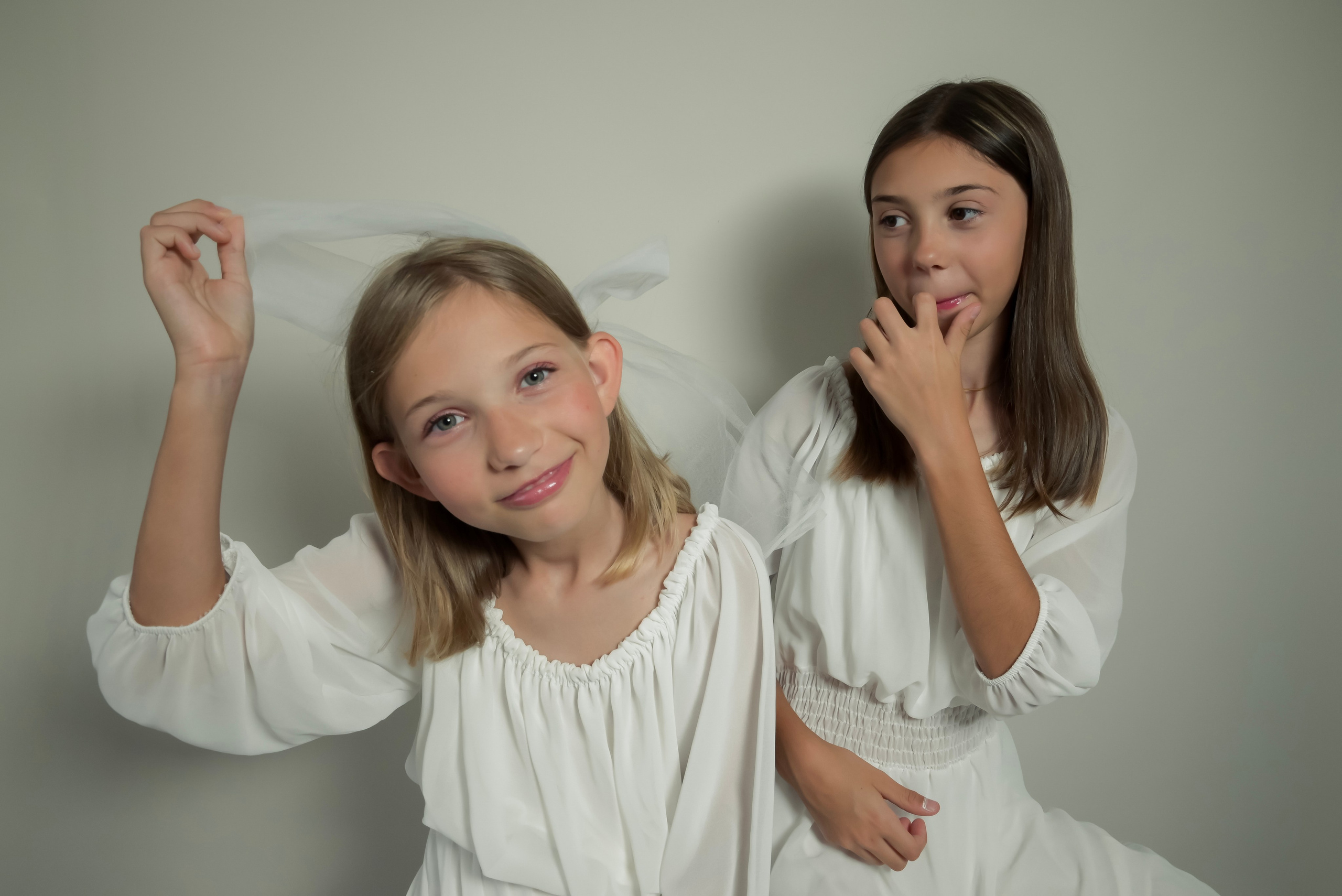 ELISA E SOFIA - SESSIONE FOTOGRAFICA ESTIVA LE SORELLE CON LA MAMMA