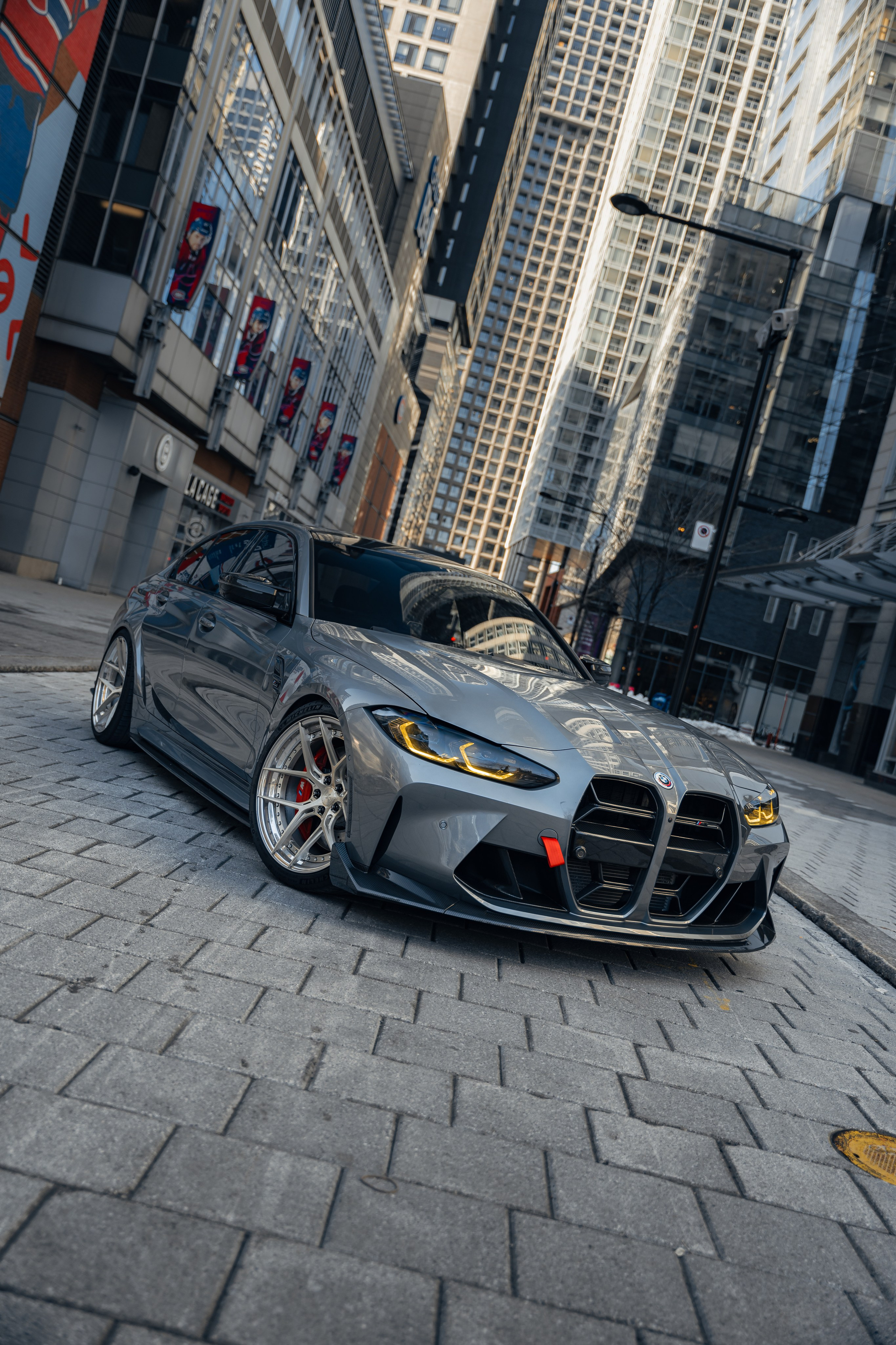 BMW M3 G80 Downtown Montreal. Photographer in Paris — Vitalii Motruk