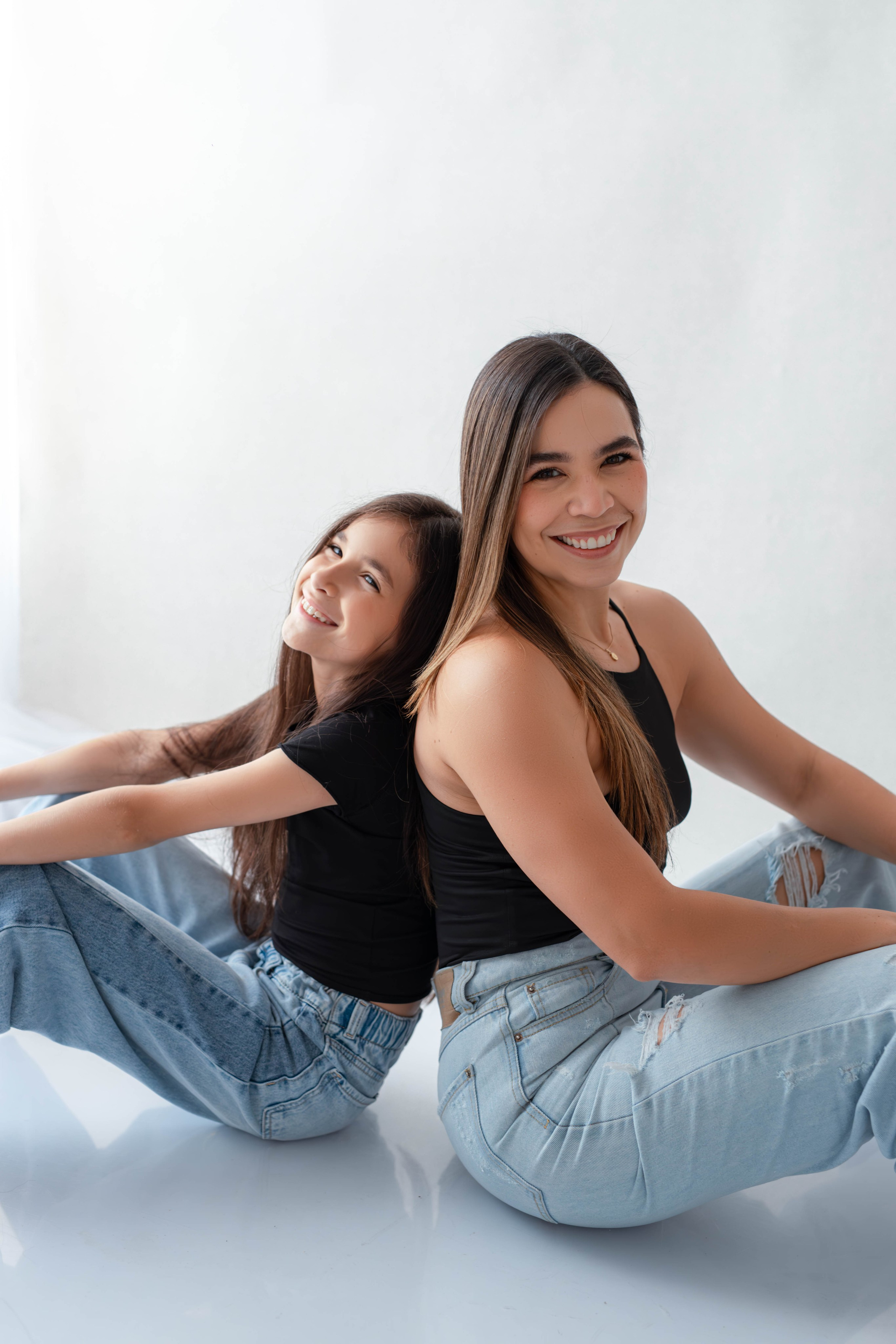 Mamá e hija. Rose Miranda - Fotógrafa de niños y familias en Barranquilla