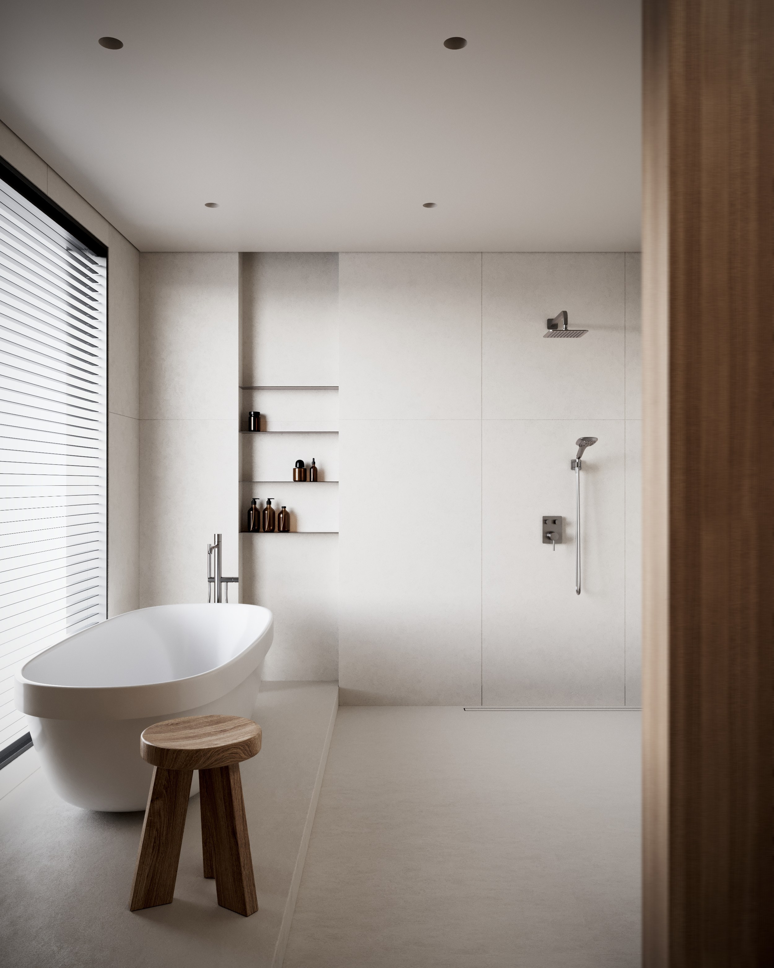 Bathroom design / Personal project. Interior designer / visualizer Lisa Oputina