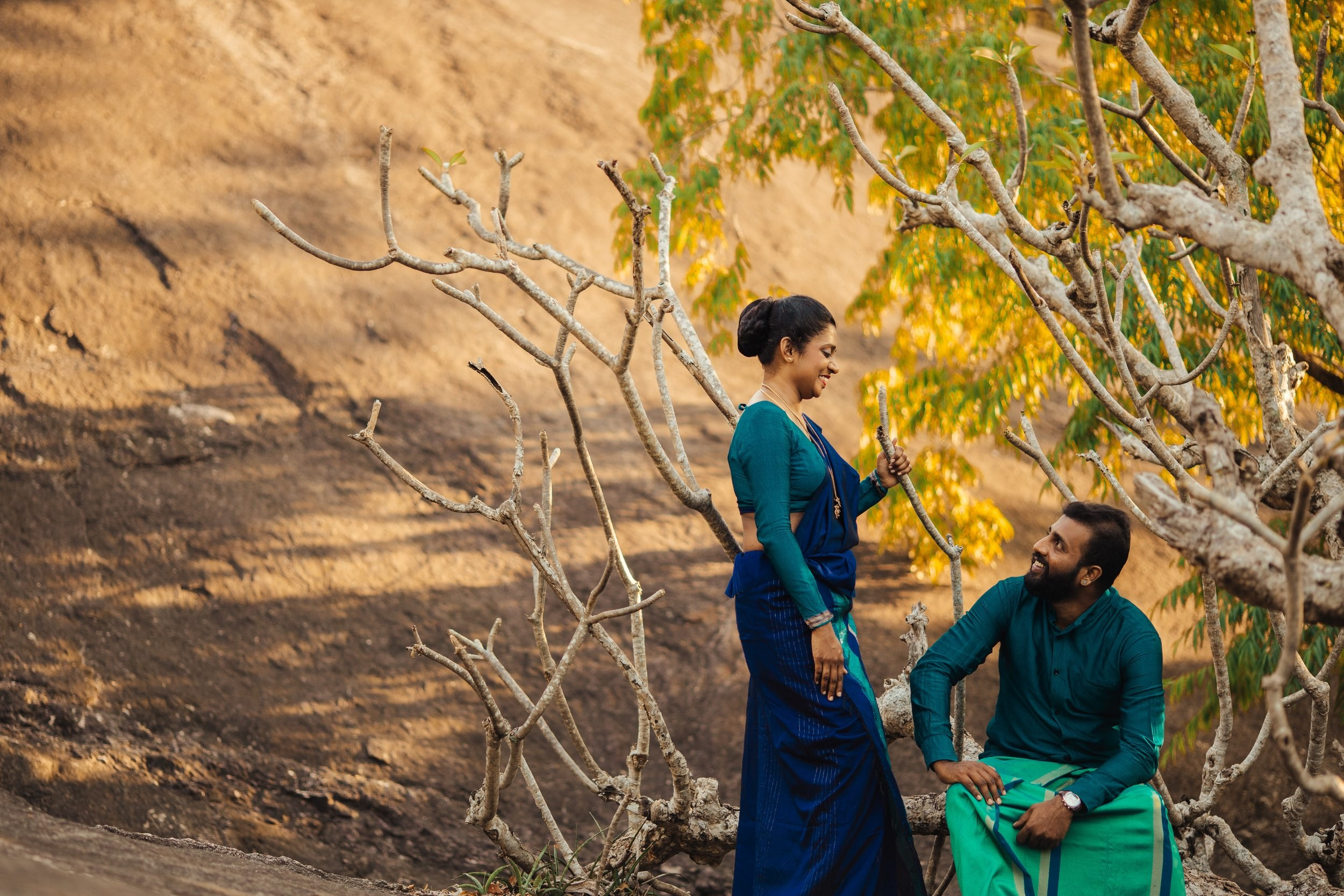 A romantic post wedding couple shoot at Kurunegala