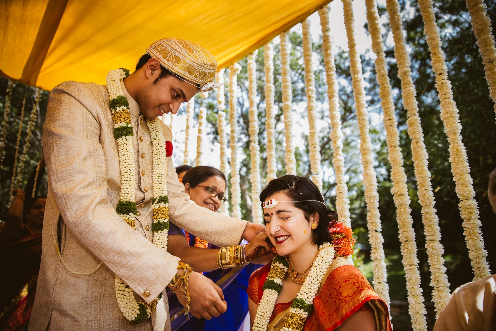 An intimate destination wedding at The Tamarind Tree, J.P Nagar, Bangalore