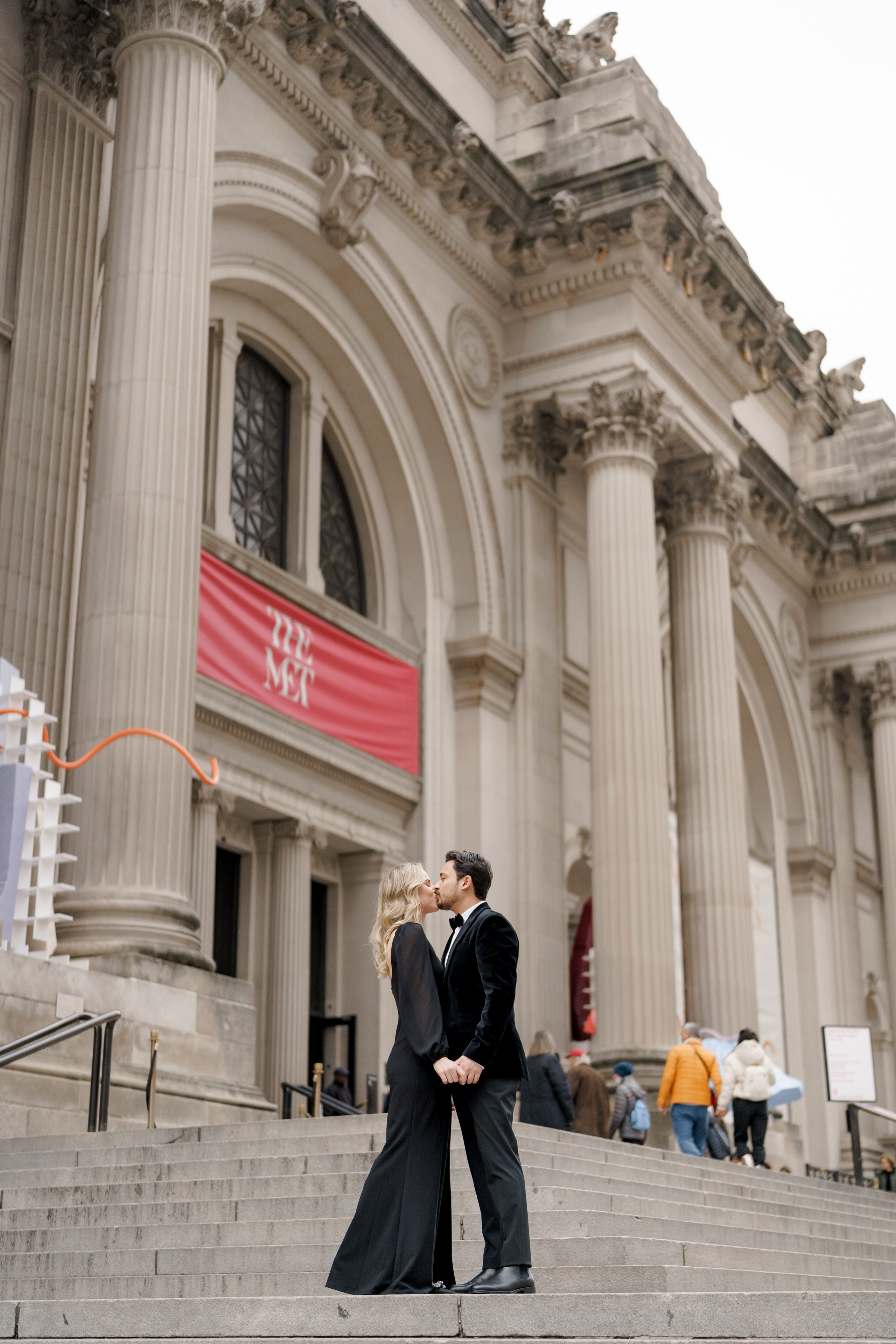 Caroline and Brendan’s Museum MET and Library Engagement Shoot. Wedding photographer and videographer New York | New Jersey