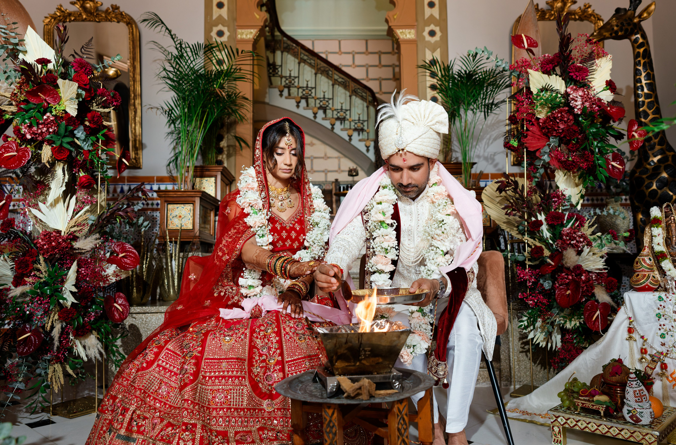 Indian wedding at Gran Villa Rosa, Barcelona