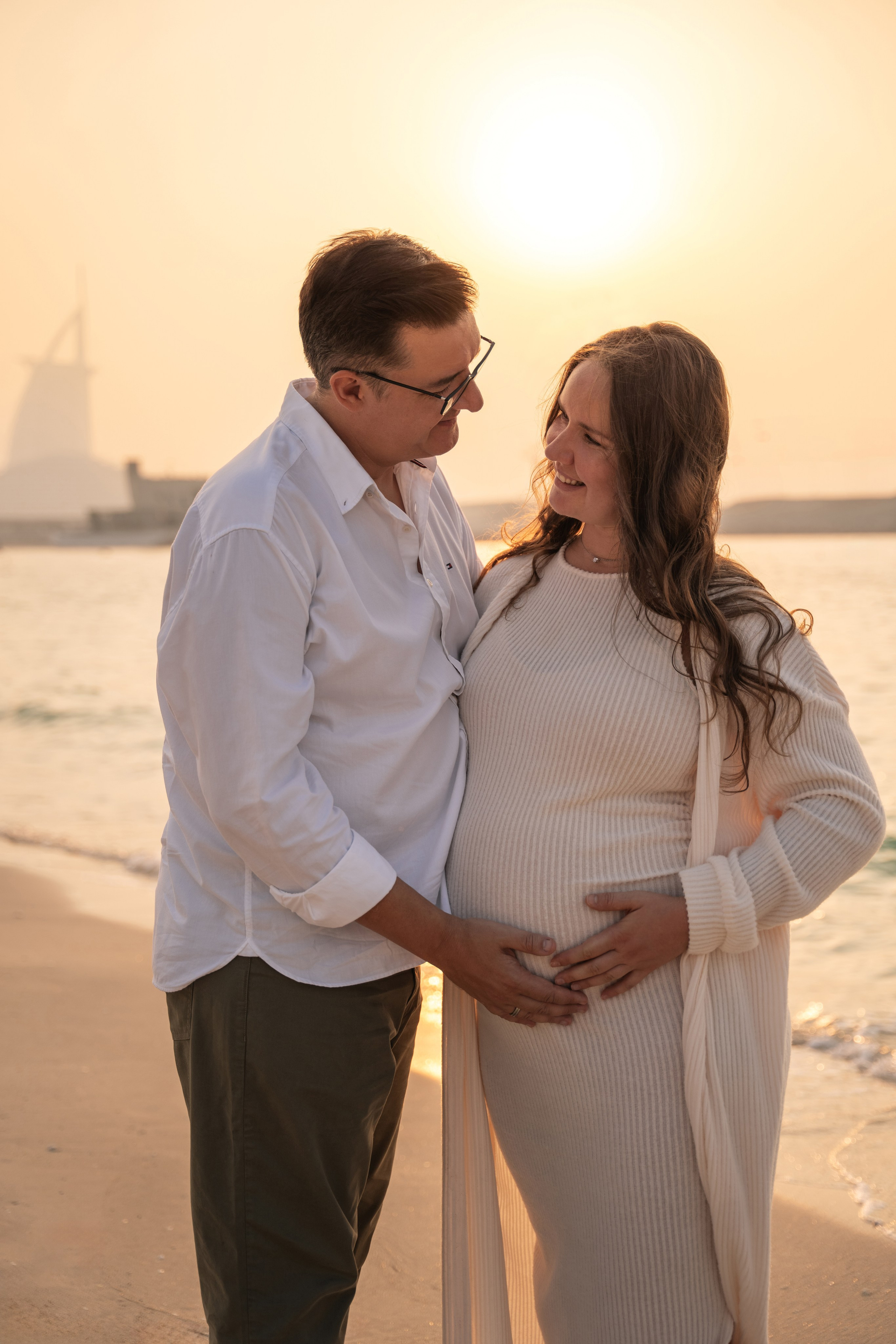 Beach sunset. Angela Iakovleva — Family Photographer in Dubai